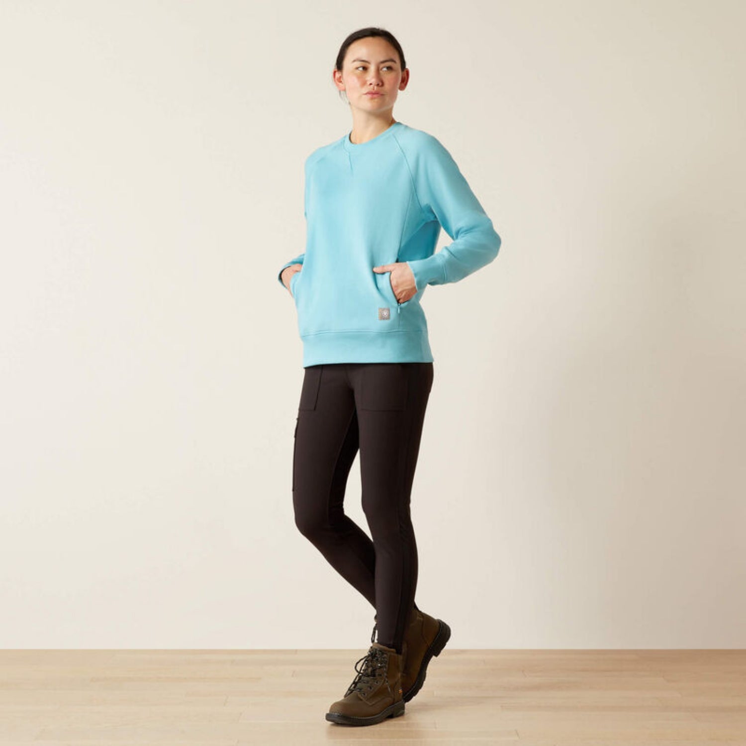 Ariat Women's Rebar Workman Washed Fleece Sweatshirt - Work World - Workwear, Work Boots, Safety Gear