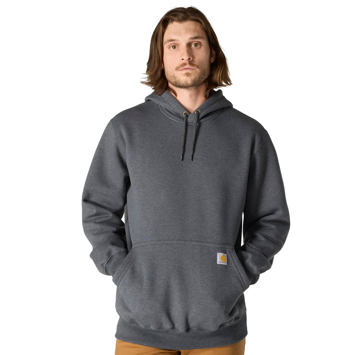 Carhartt Men's Rain Defender® Loose Fit Heavyweight Sweatshirt Sweatshirts & Hoodies Carhartt Carbon Heather 2XL Reg