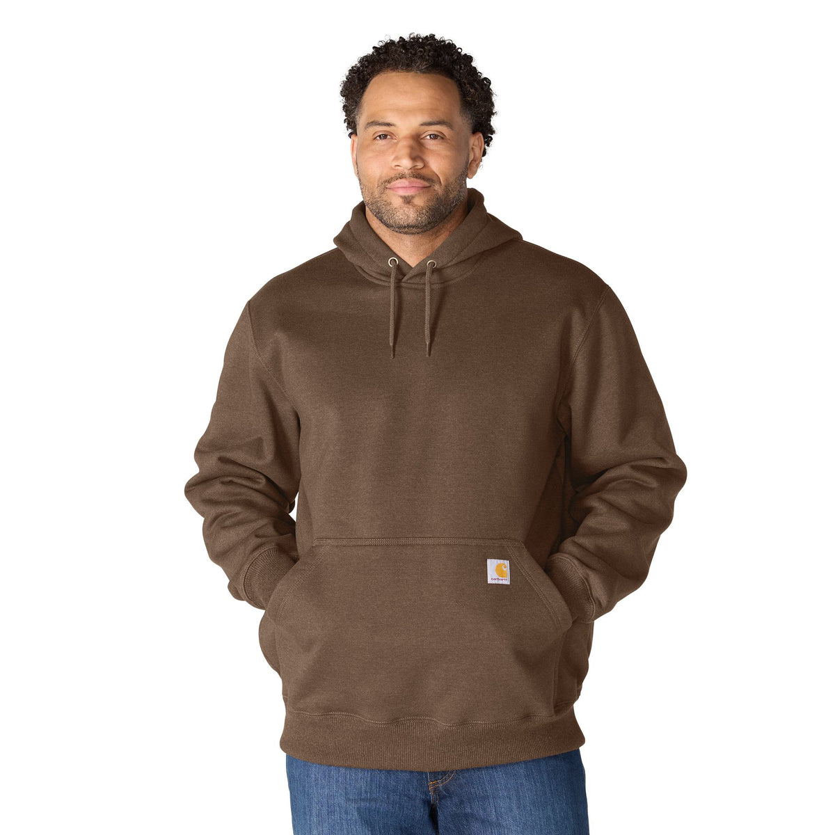 Carhartt Men's Rain Defender® Loose Fit Heavyweight Sweatshirt Sweatshirts & Hoodies Carhartt Dark Clove Heather 2XL Reg