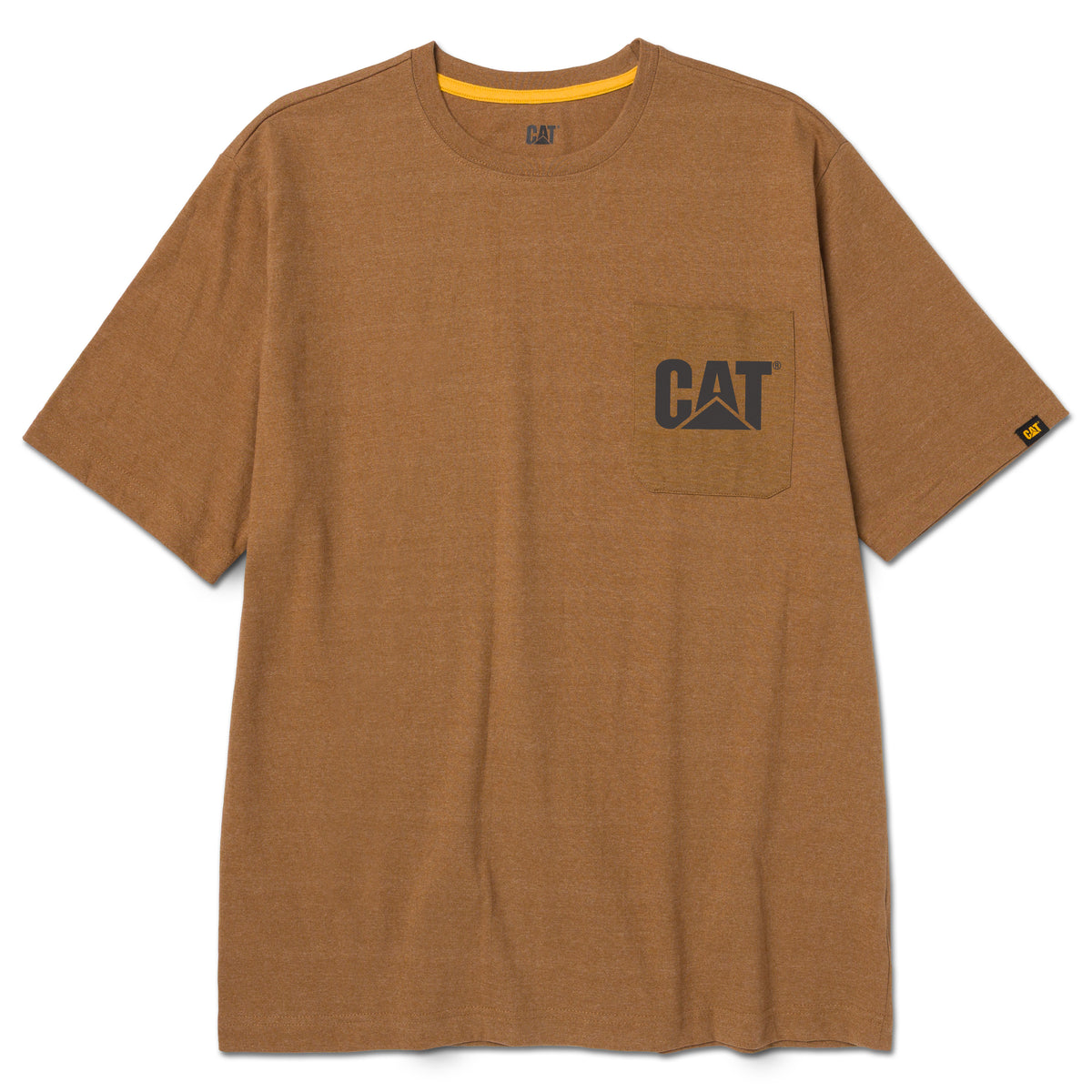 CAT Men's Tough Cut Graphic Pocket Short Sleeve T-Shirt