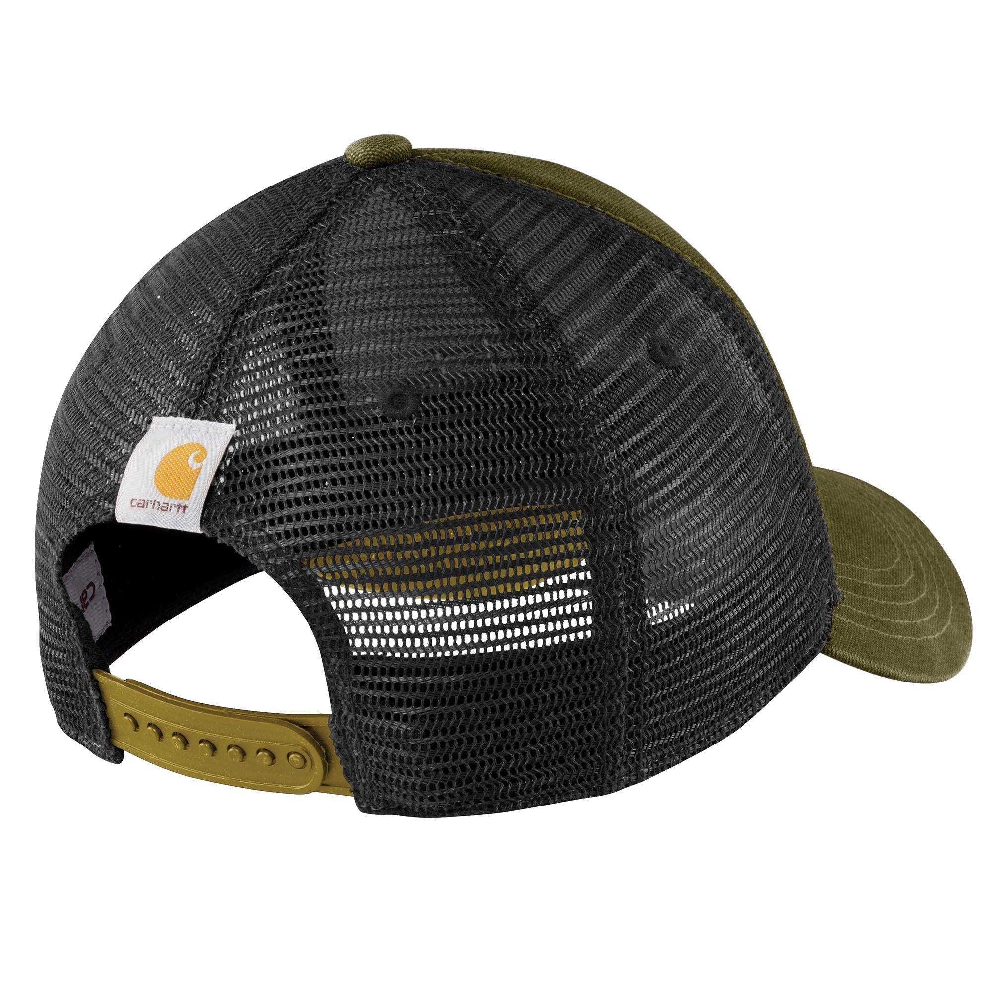 Carhartt Canvas Mesh-Back Logo Graphic Cap - Work World