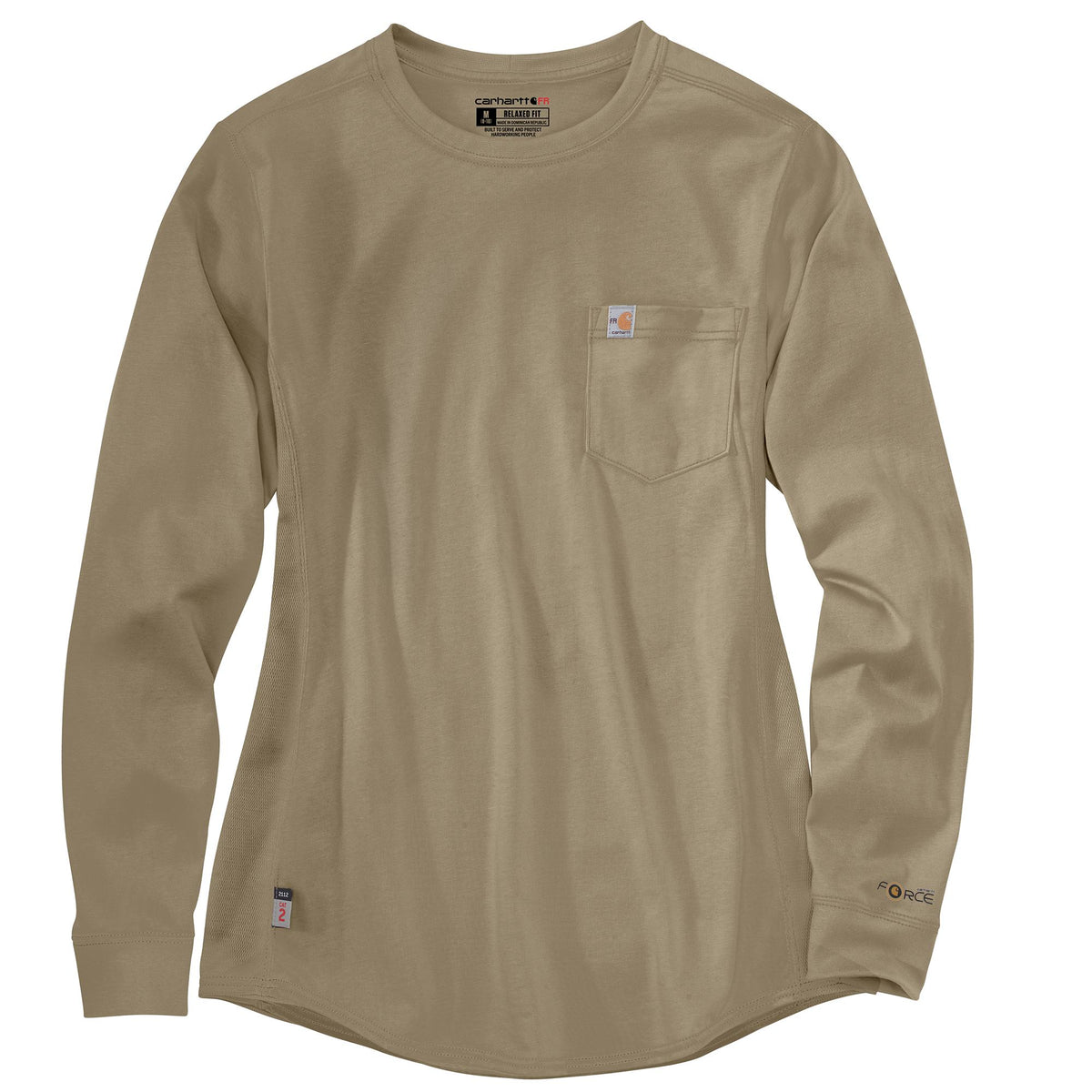 Carhartt Women's FR Force Cotton Long Sleeve T-Shirt Long Sleeve T-Shirts Carhartt