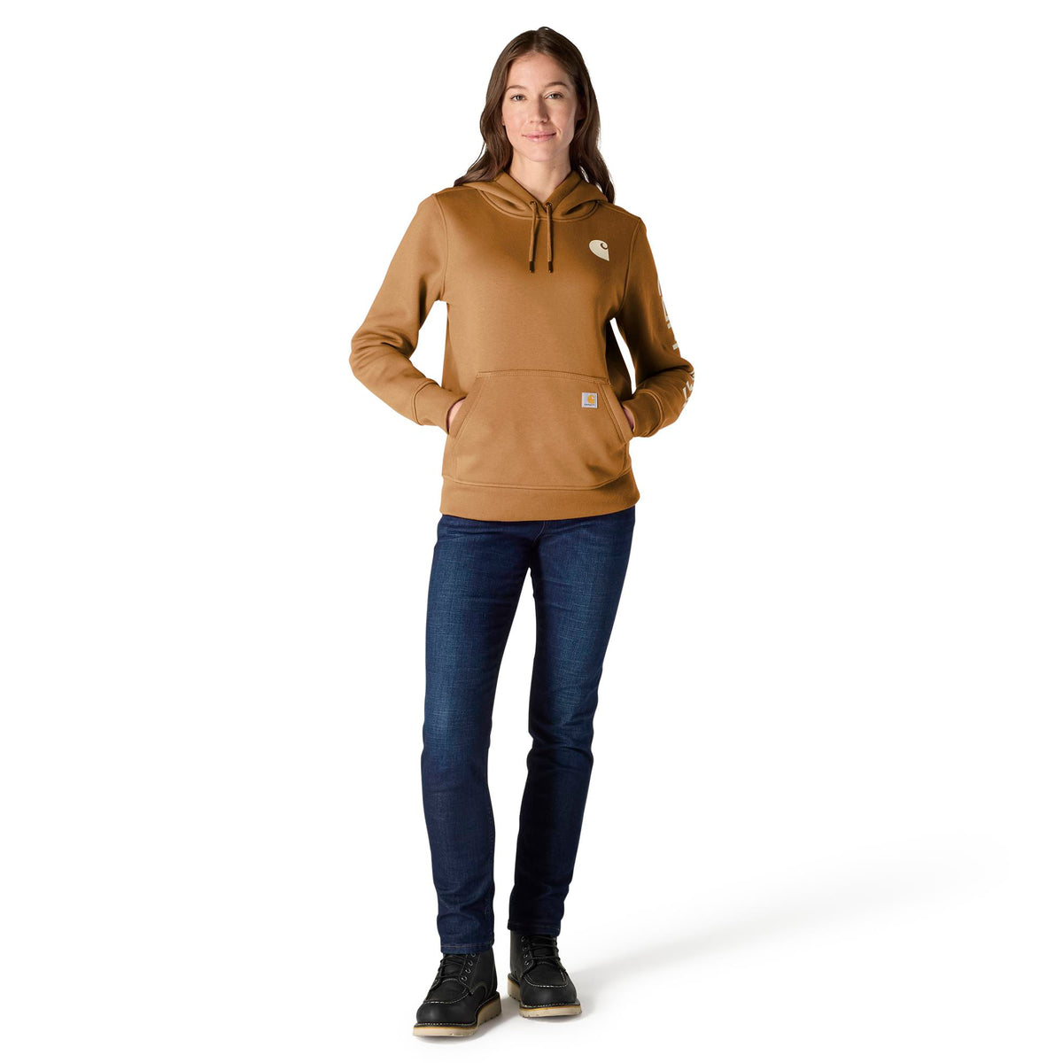 Carhartt Women's Clarksburg Graphic Sleeve Hoodie - Work World - Workwear, Work Boots, Safety Gear