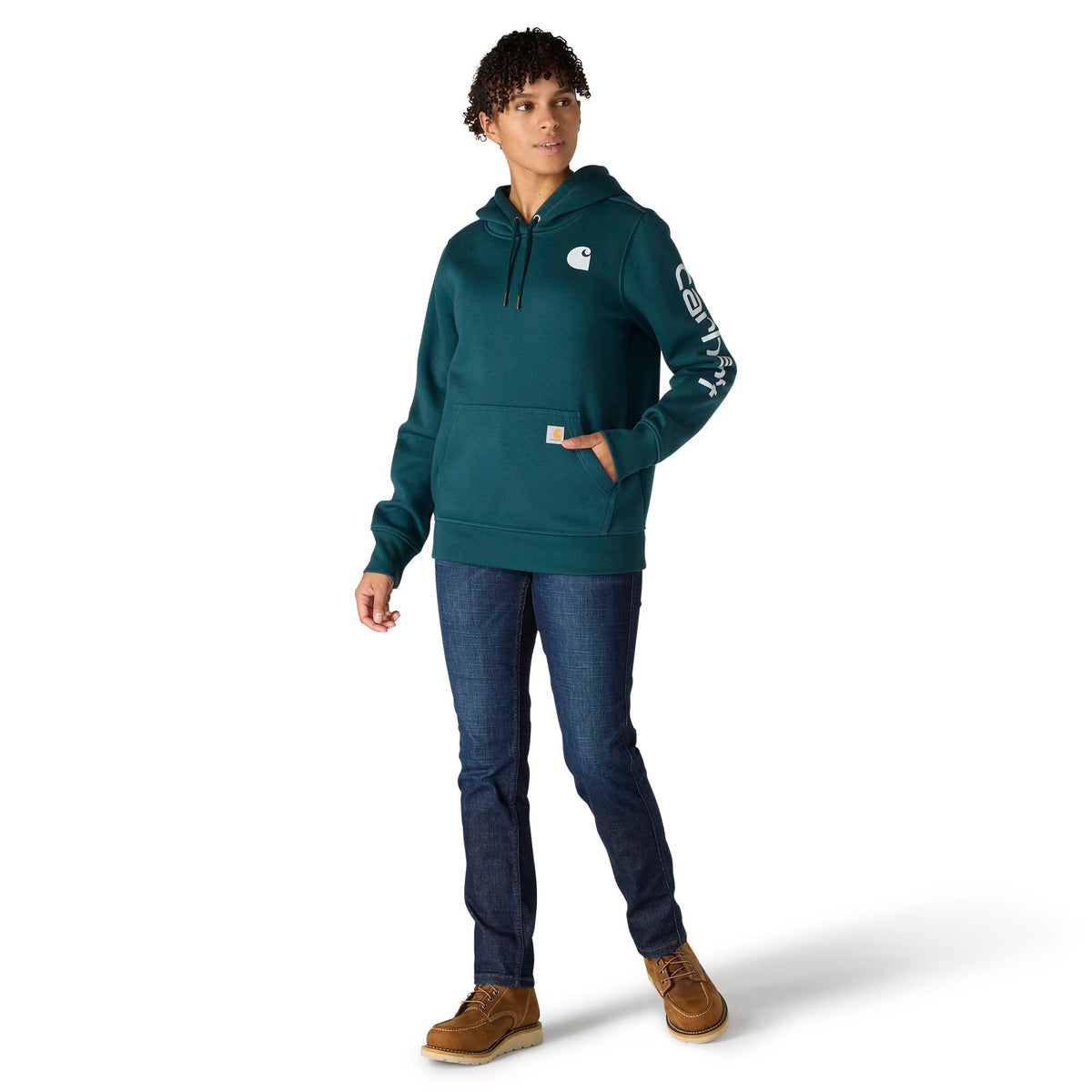 Carhartt Women's Clarksburg Graphic Sleeve Hoodie - Work World - Workwear, Work Boots, Safety Gear