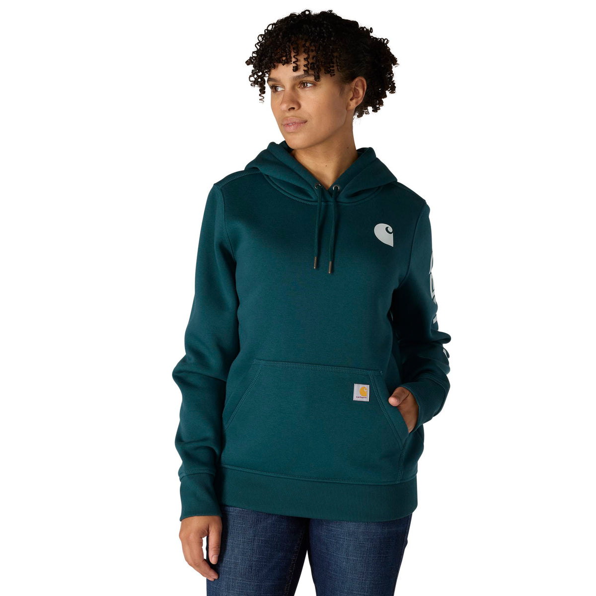 Carhartt Women's Clarksburg Graphic Sleeve Hoodie - Work World - Workwear, Work Boots, Safety Gear