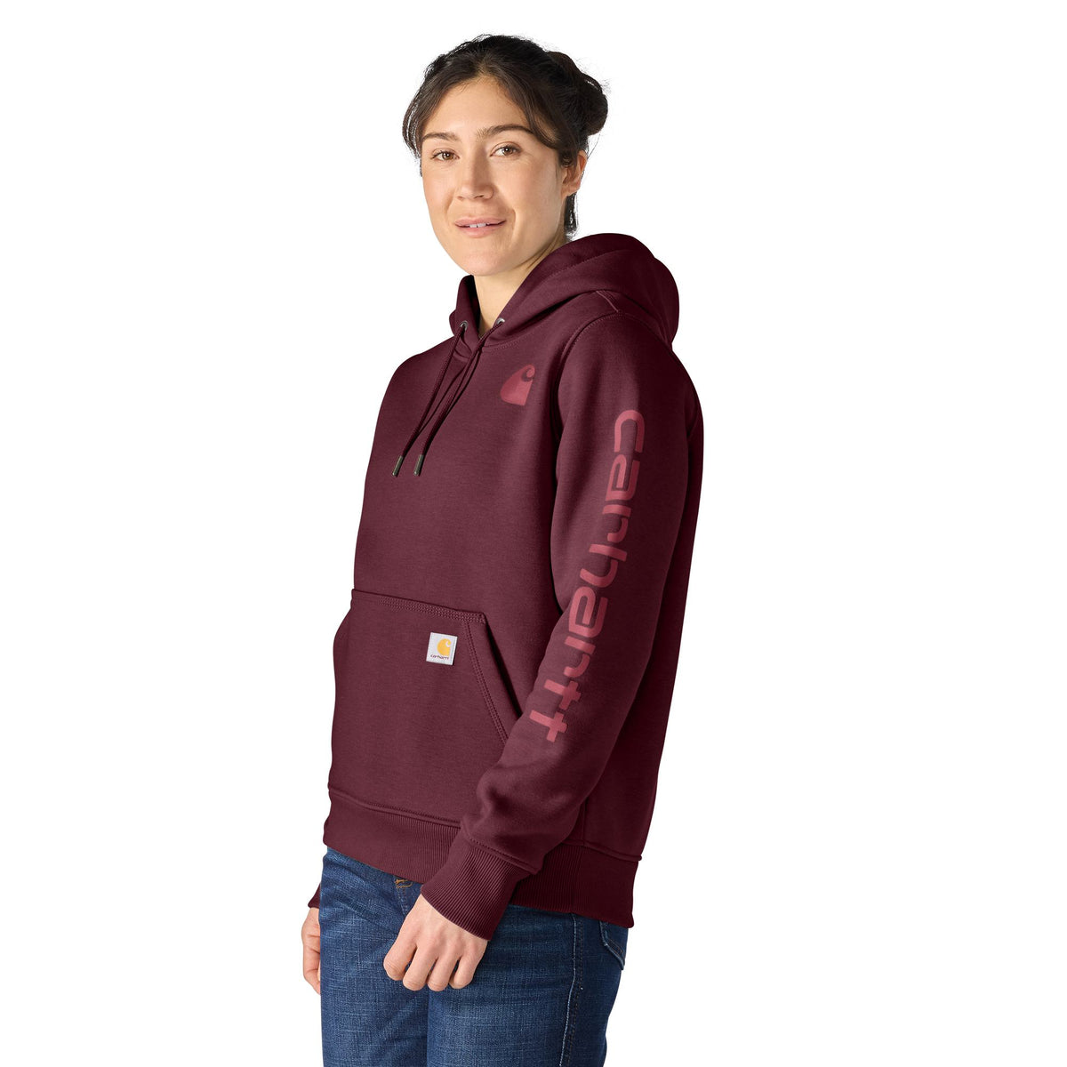 Carhartt Women's Clarksburg Graphic Sleeve Hoodie Sweatshirts & Hoodies Carhartt