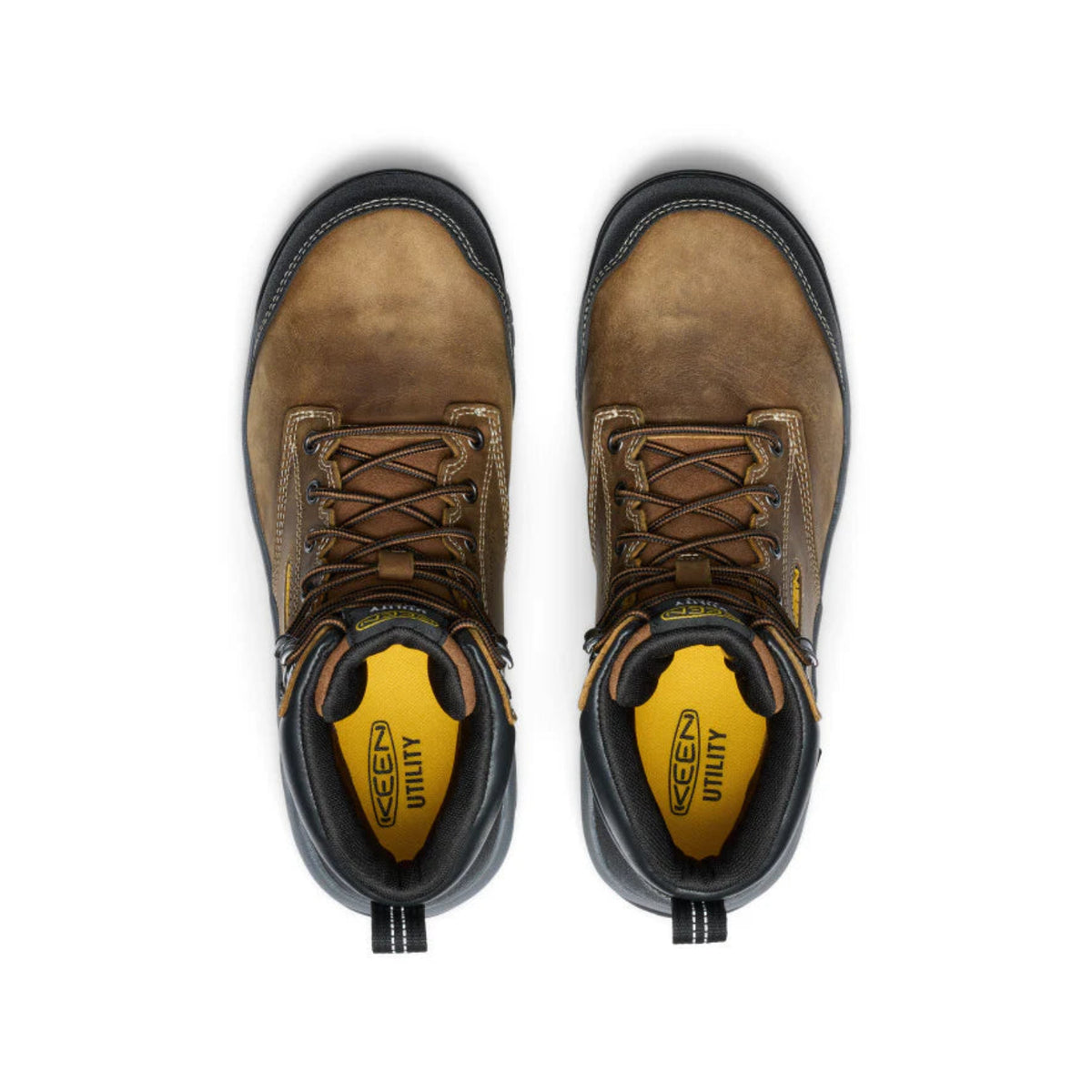 KEEN Men's Utility Evanston 6" Waterproof Int Met Carbon Toe Boot Work Boots KEEN Utility