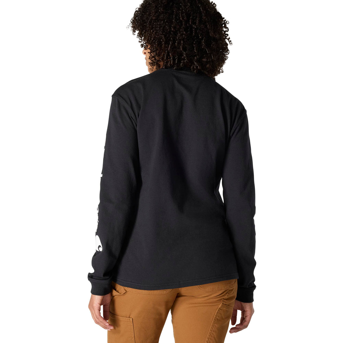 Carhartt Women's Dearborn Loose Logo Long Sleeve T-Shirt Long Sleeve T-Shirts Carhartt