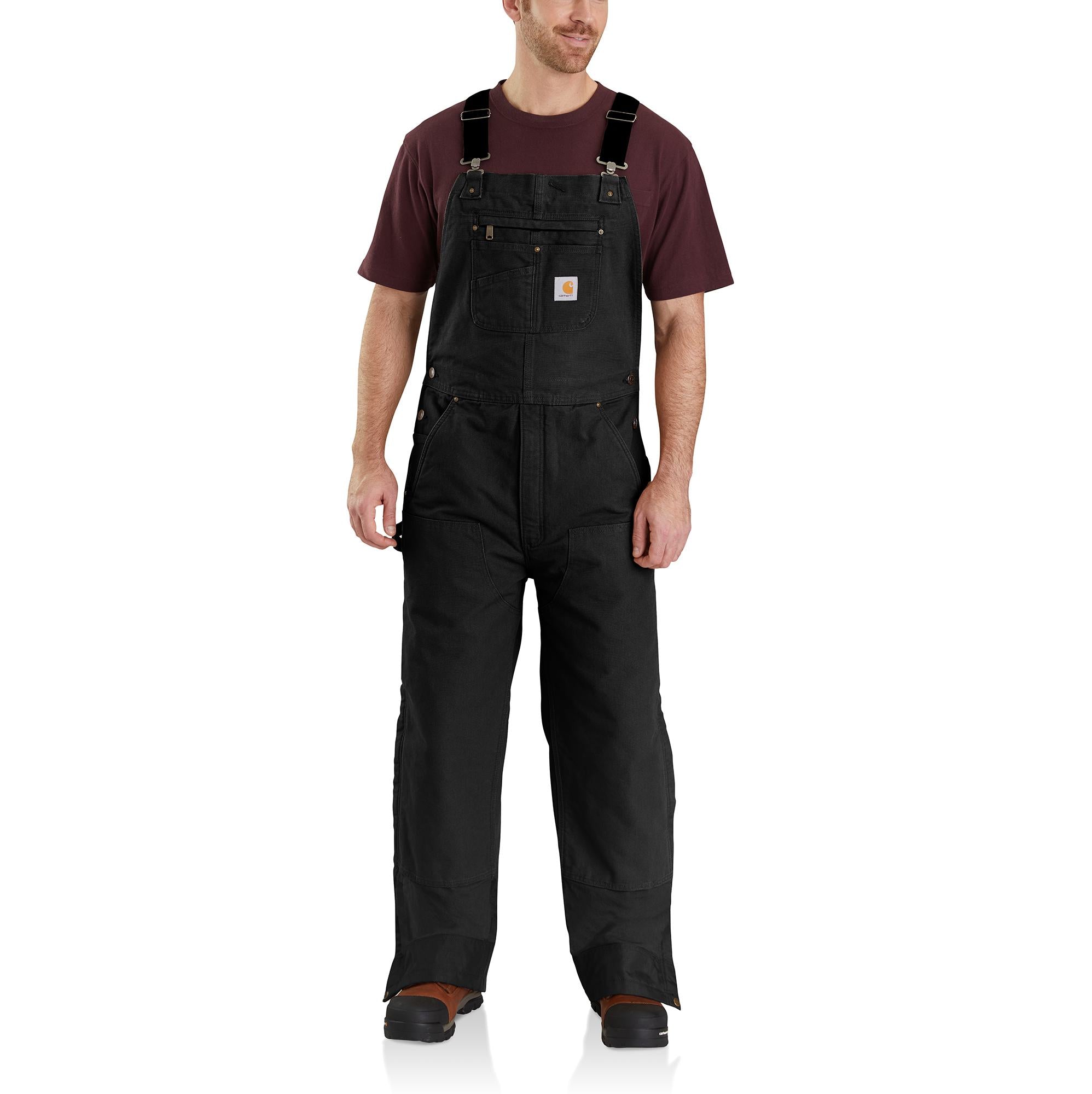 Carhartt Men's Quilt Lined Duck Bib Overall - Work World