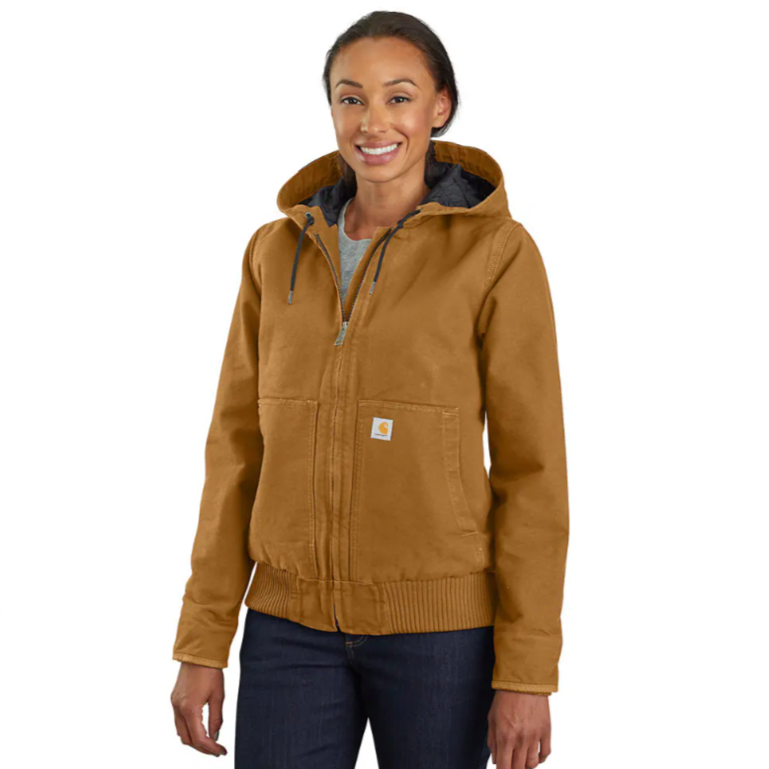 Carhartt Women's Loose Fit Washed Duck Active Jacket - Work World Carhartt Women's Loose Fit Washed Duck Active Jacket - Work World
