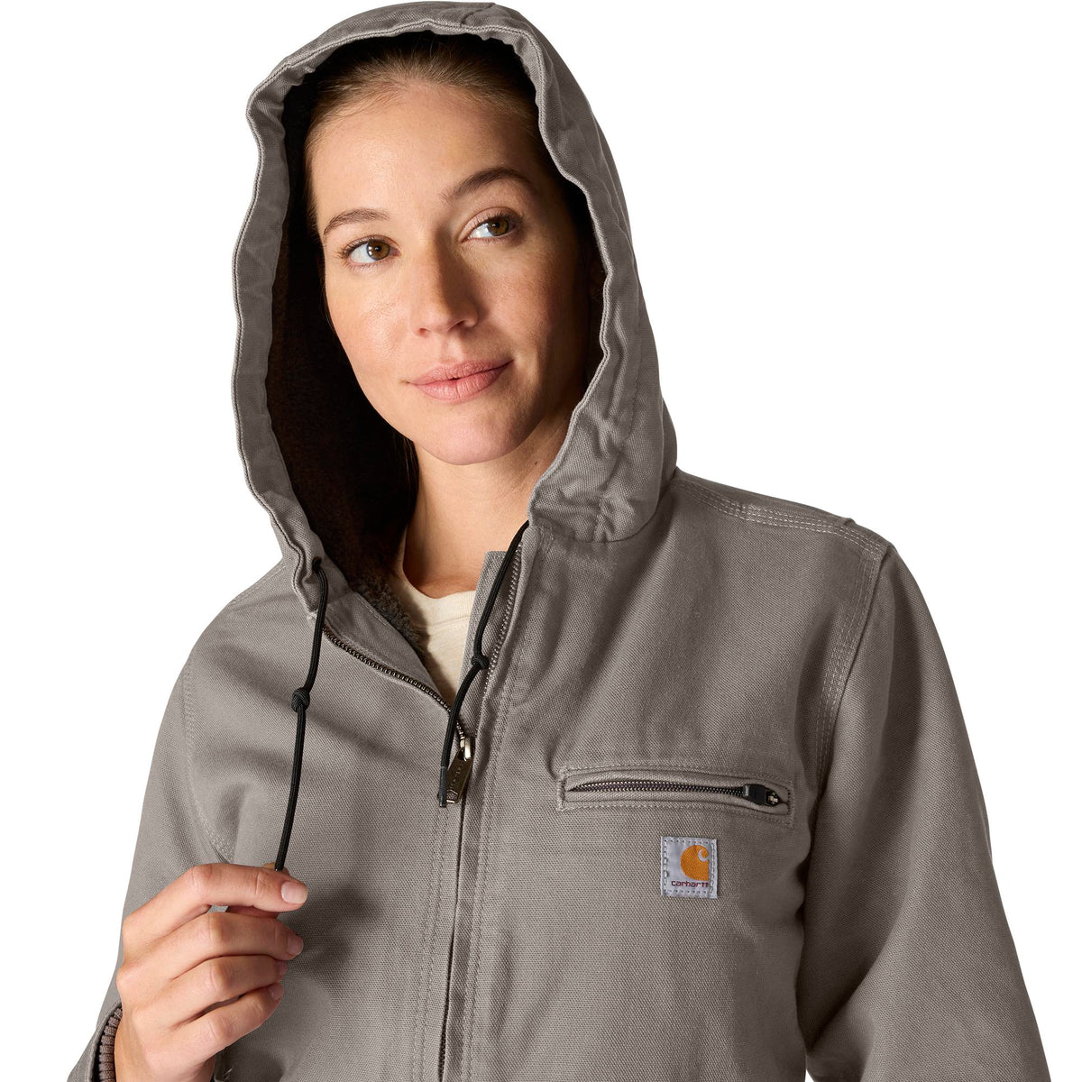 Carhartt Women's Washed Duck Sherpa Jacket