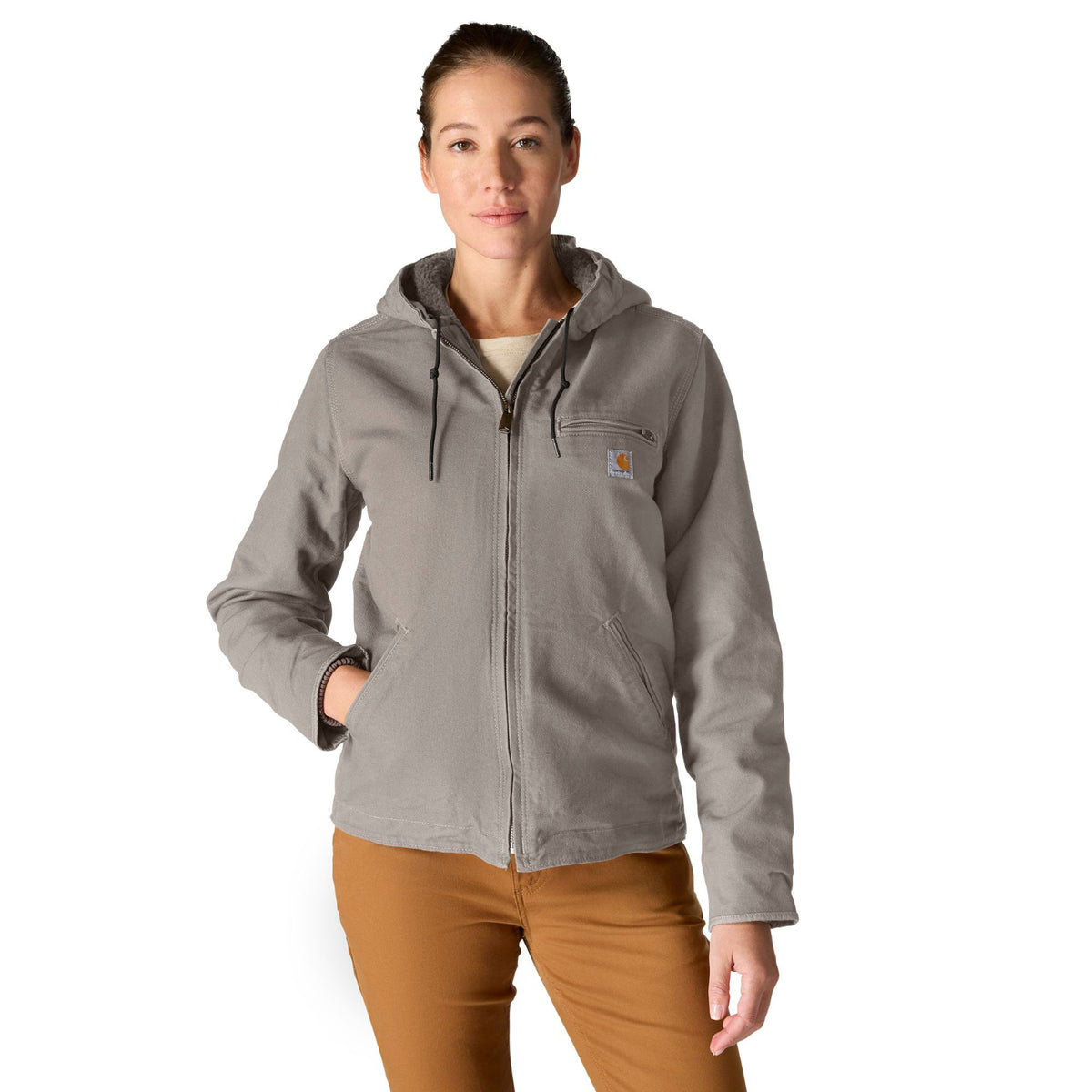 Carhartt Women's Washed Duck Sherpa Jacket