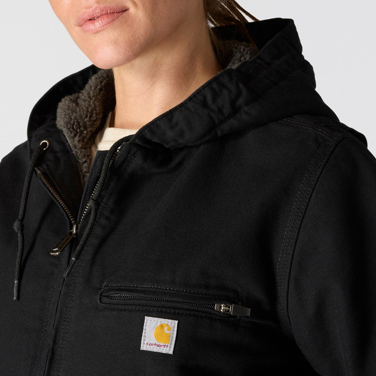 Carhartt Women's Washed Duck Sherpa Jacket