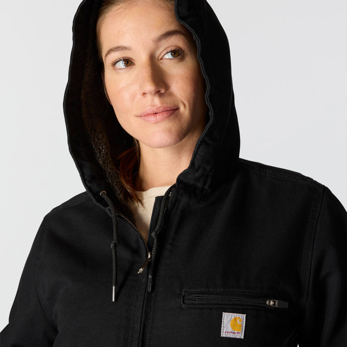 Carhartt Women's Washed Duck Sherpa Jacket - Work World - Workwear, Work Boots, Safety Gear