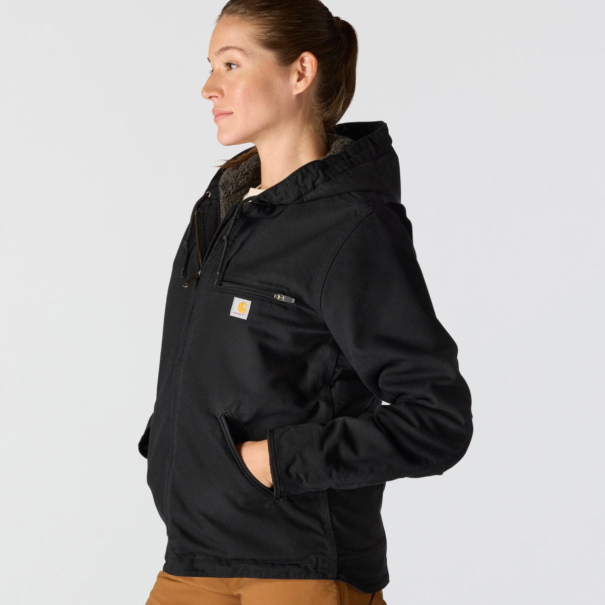 Carhartt Women's Washed Duck Sherpa Jacket