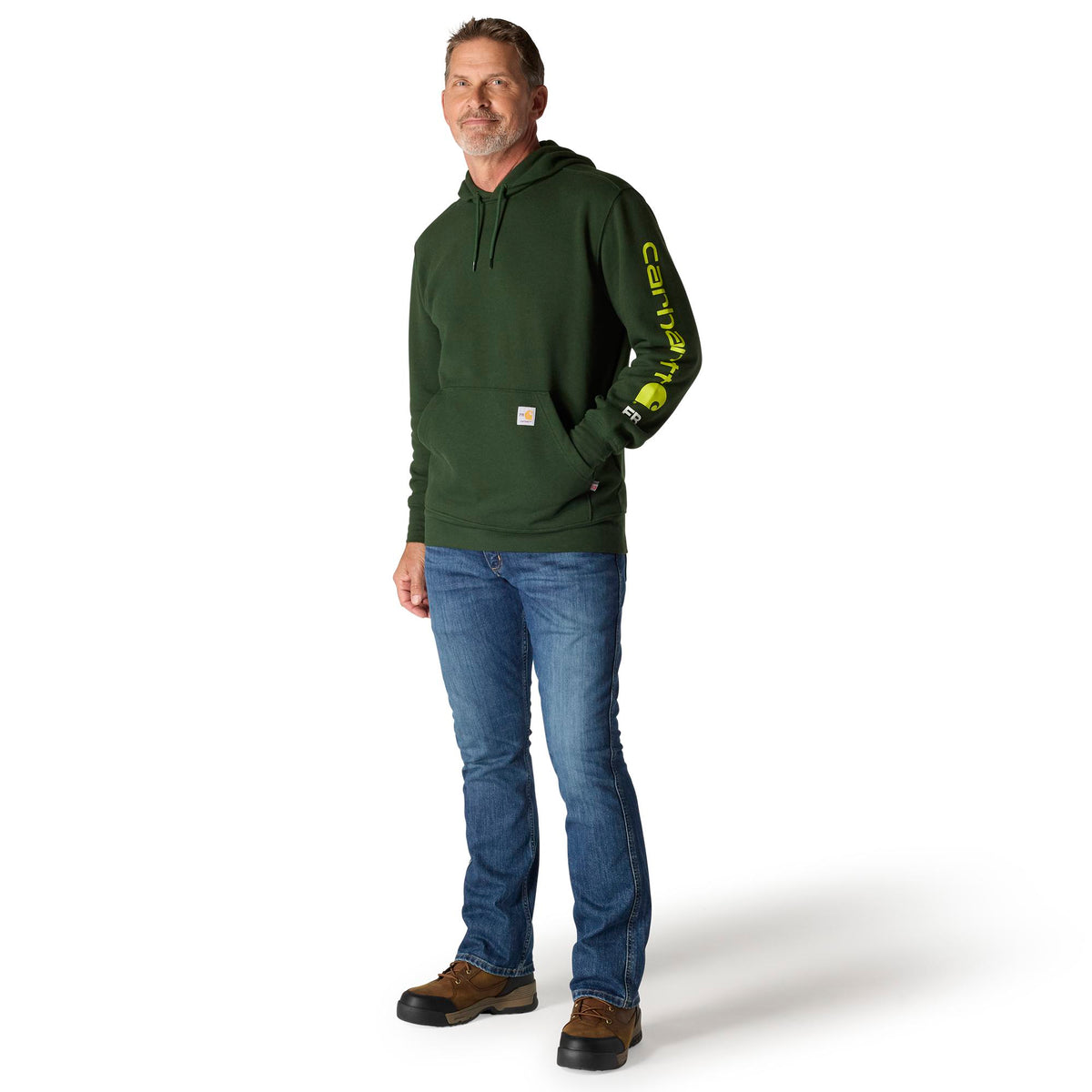 Carhartt Men's Flame Resistant Force® Relaxed Fit Hoodie Sweatshirts & Hoodies Carhartt