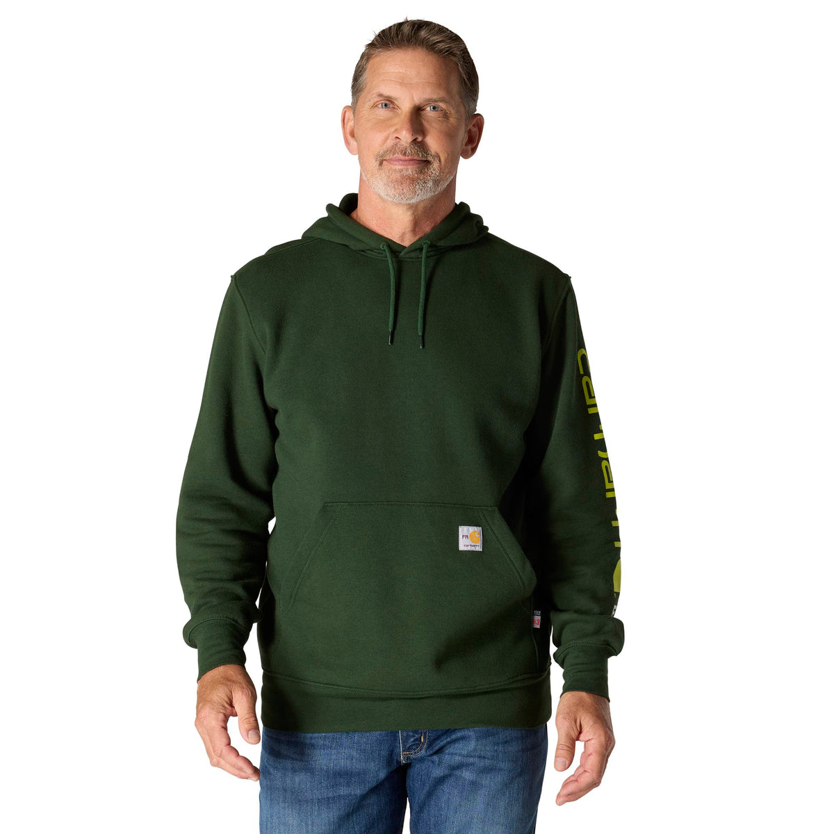 Carhartt Men's Flame Resistant Force® Relaxed Fit Hoodie Sweatshirts & Hoodies Carhartt Mountain View 2XL Reg