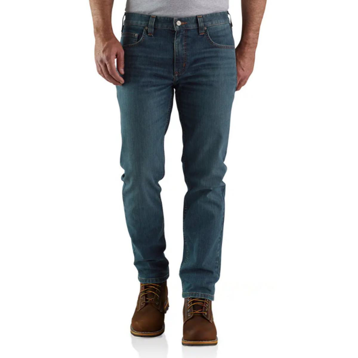 Carhartt Men's Rugged Flex Tapered Jean Pants Carhartt Canyon 30 30 Inseam