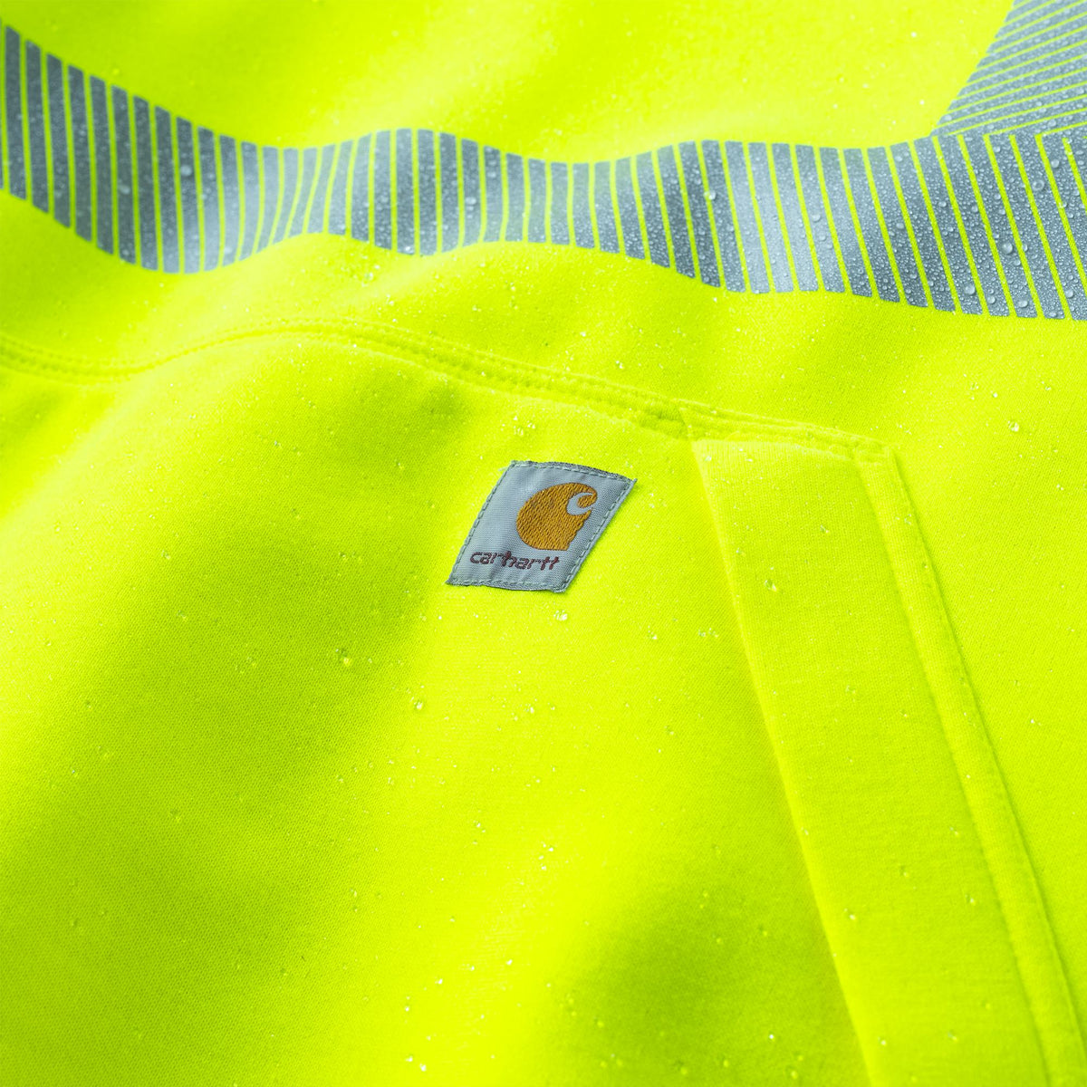 Carhartt Men's Hi-Vis Rain Defender Class 3 Sweatshirt Sweatshirts & Hoodies Carhartt