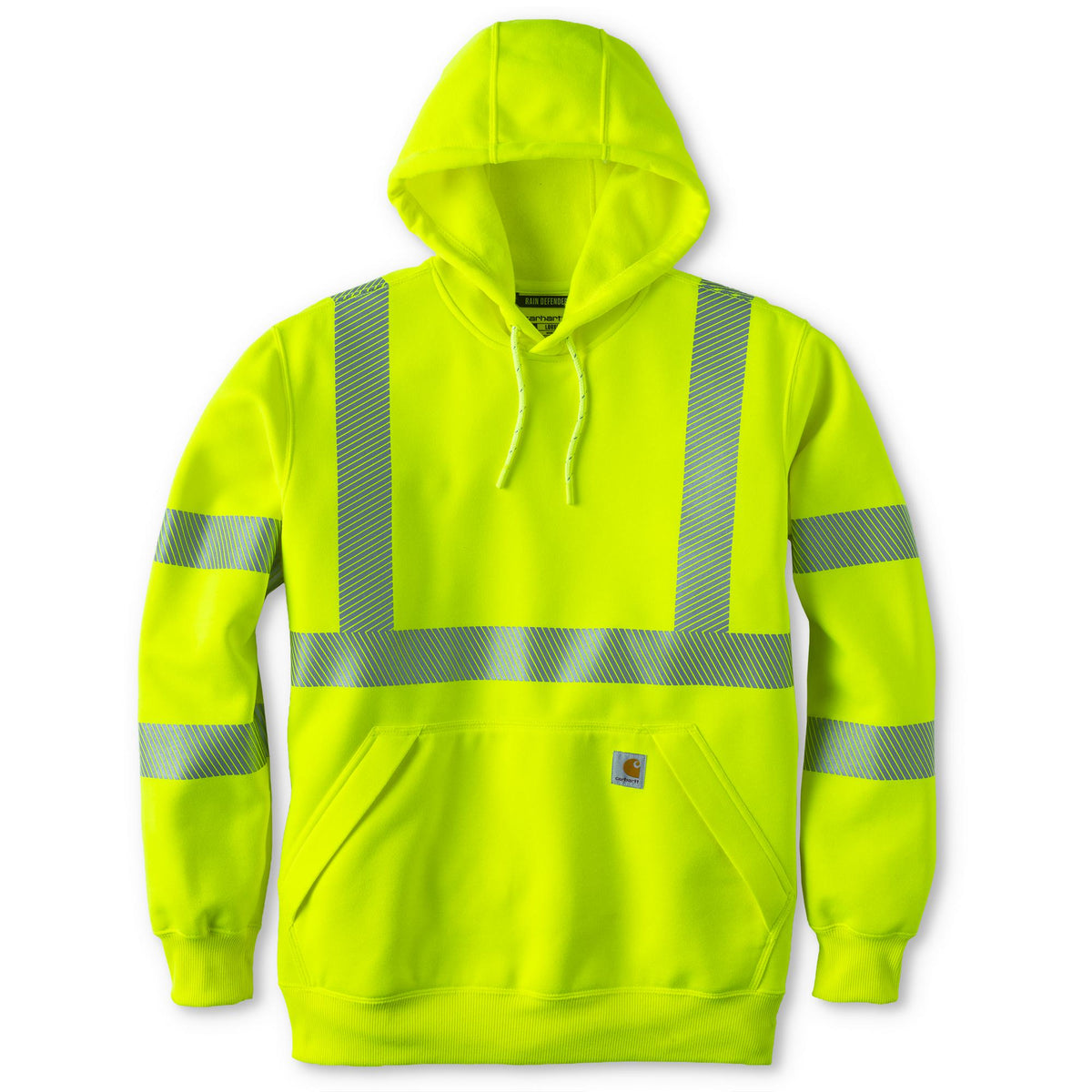 Carhartt Men's Hi-Vis Rain Defender Class 3 Sweatshirt Sweatshirts & Hoodies Carhartt