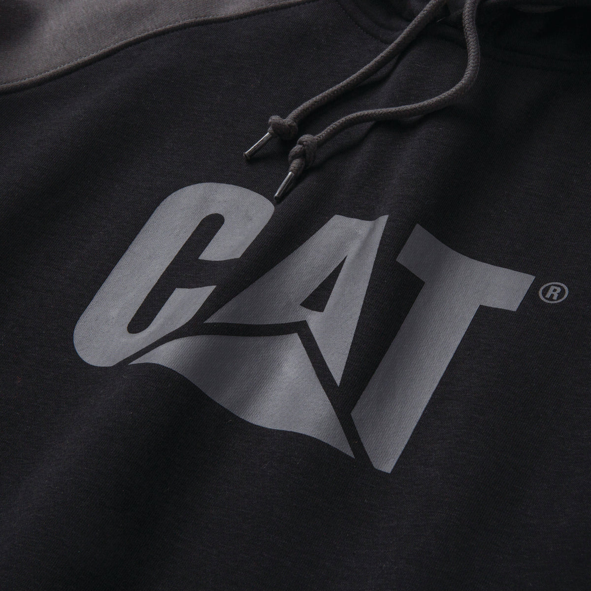 CAT Men's Colorblock Raglan Logo Hoodie - Work World - Workwear, Work Boots, Safety Gear