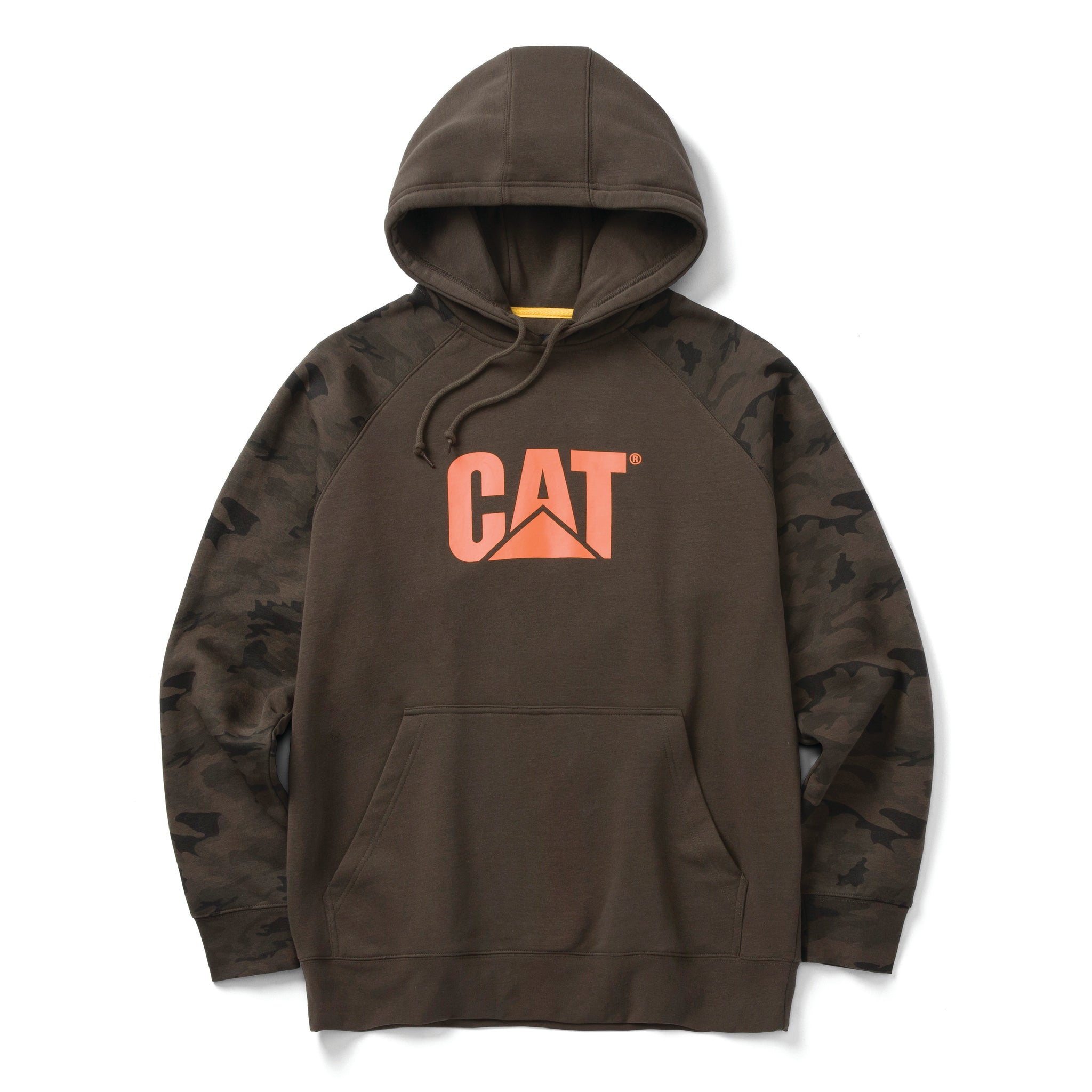 CAT Men's Colorblock Raglan Logo Hoodie - Work World