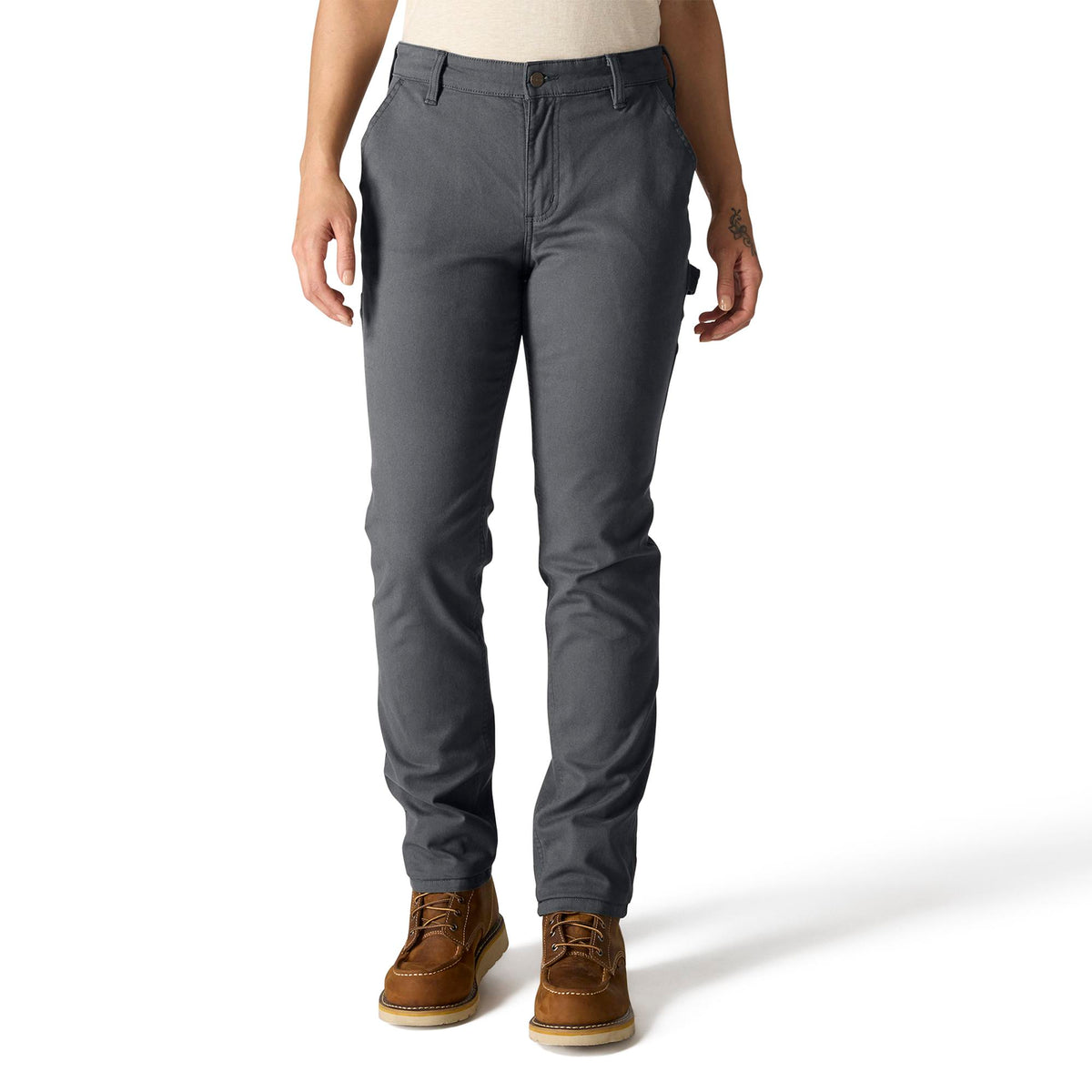 Carhartt Women's Rugged Flex® Relaxed Fit Canvas Work Pant Pants Carhartt Shadow 0 Reg