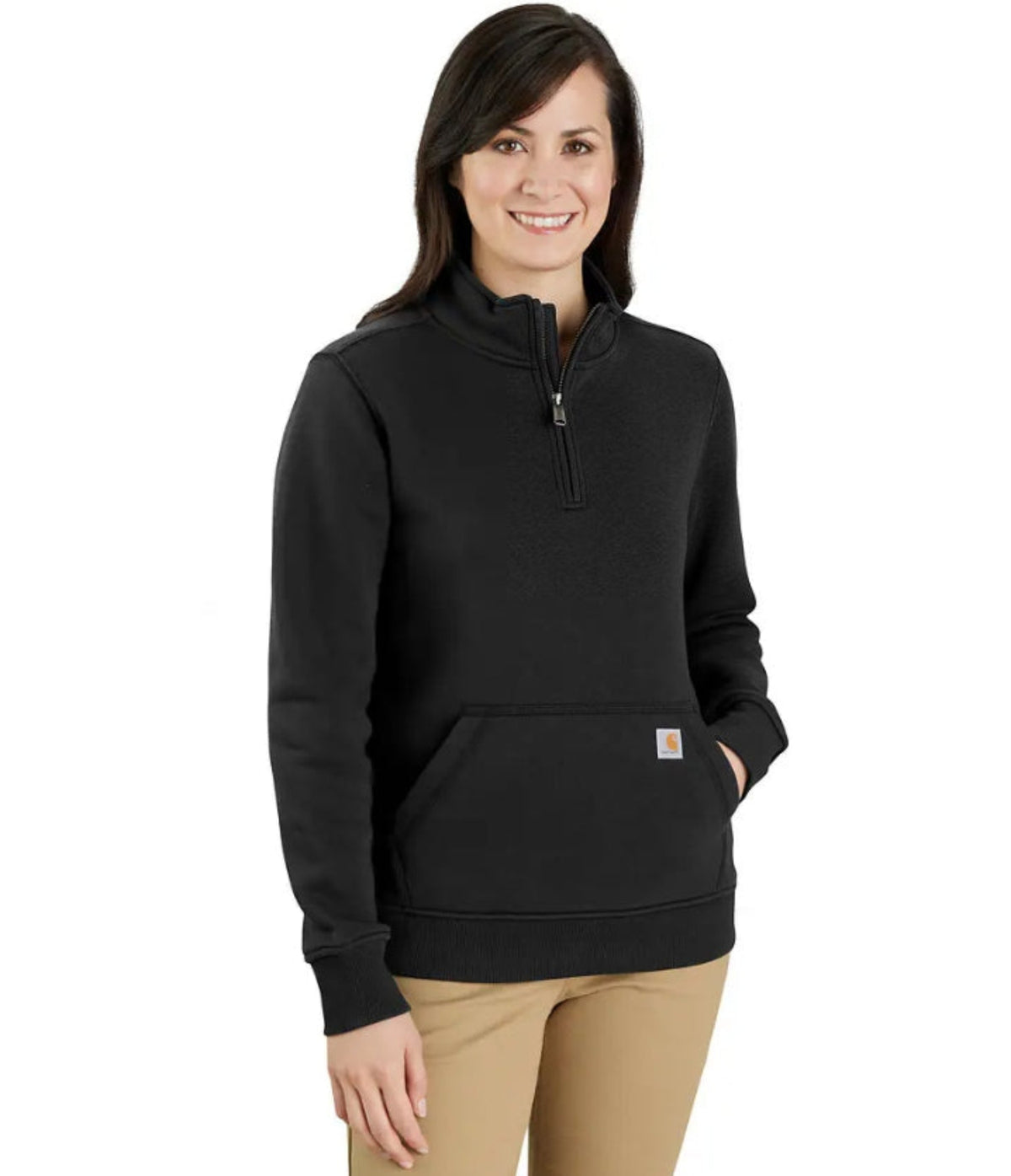 Carhartt Women's Quarter-Zip Mock-Neck Sweatshirt - Work World - Workwear, Work Boots, Safety Gear