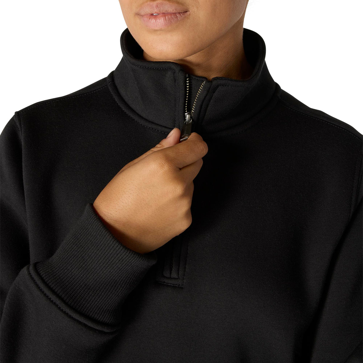 Carhartt Women's Quarter-Zip Mock-Neck Sweatshirt Sweatshirts & Hoodies Carhartt