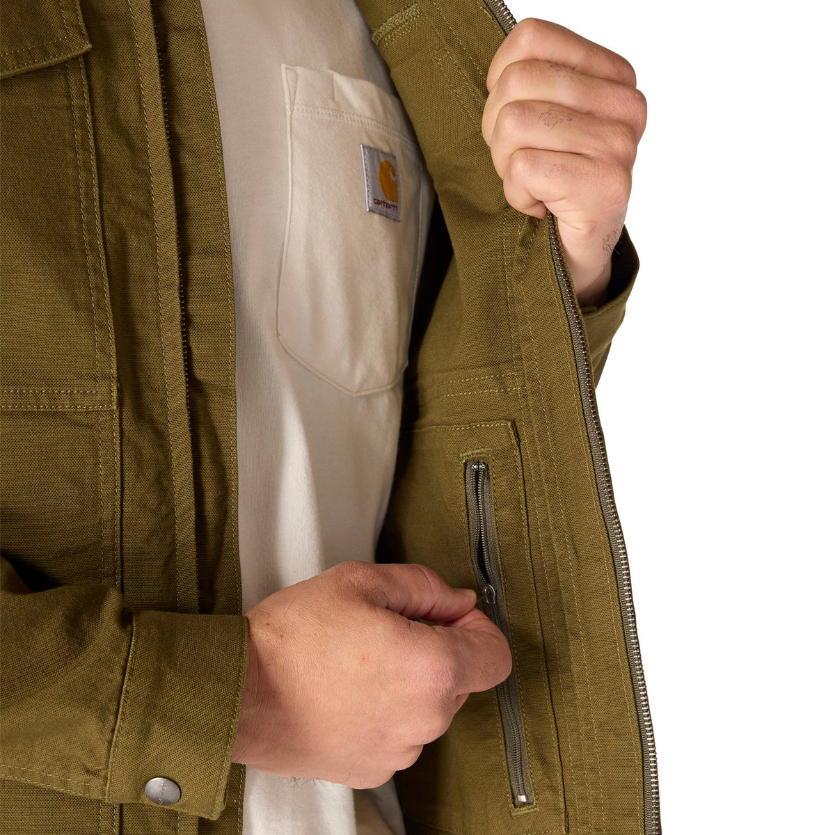 Carhartt Men's Rugged Flex® Duck Berwick 6-Pocket Zip Jacket