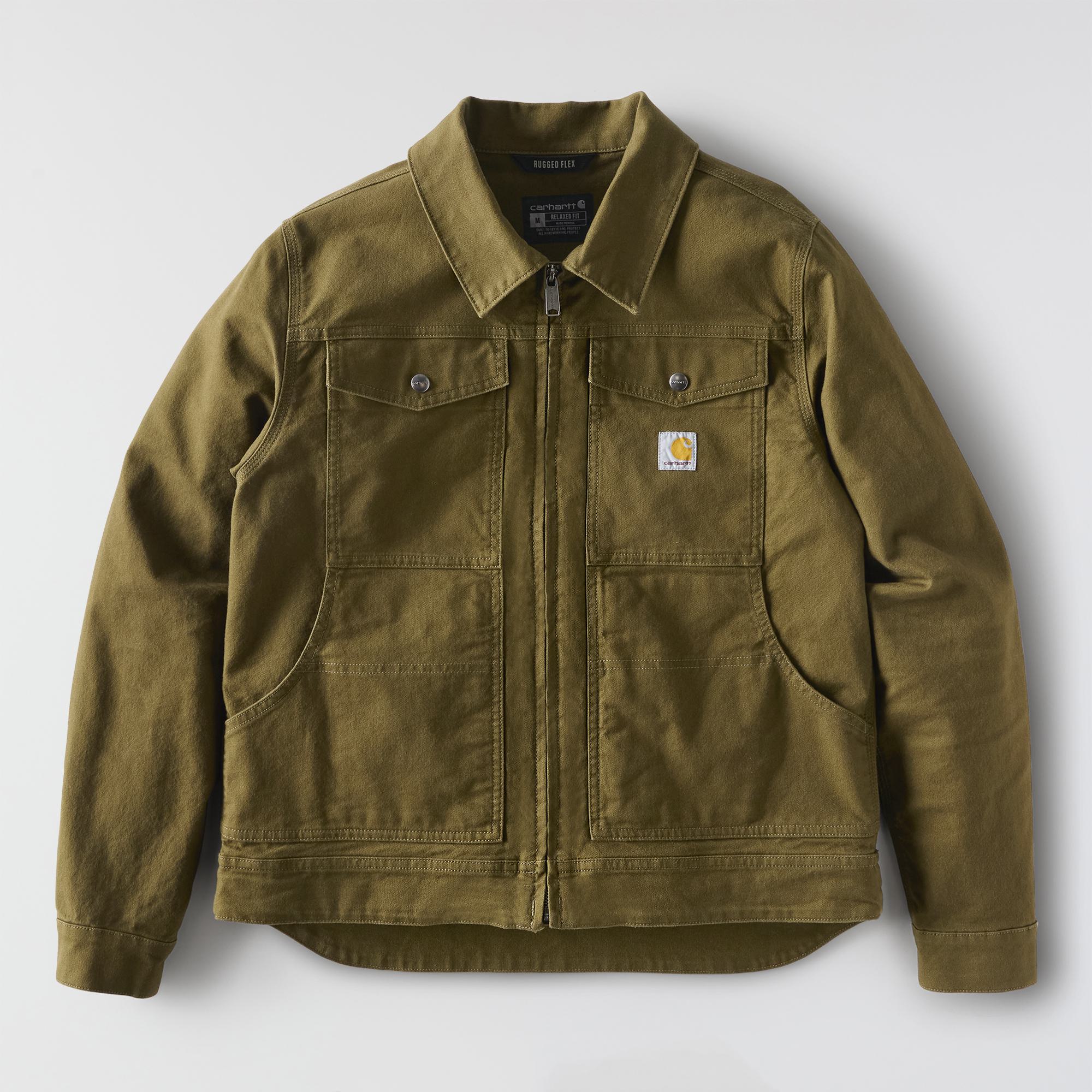 Carhartt Men's Rugged Flex® Duck Berwick 6-Pocket Zip Jacket