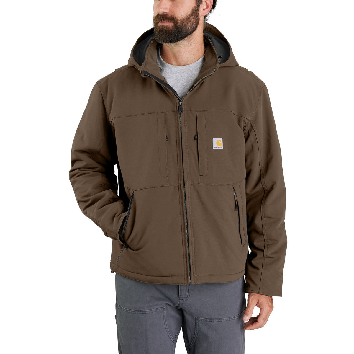 Carhartt Men's Super Dux® Relaxed Fit Insulated Hooded Jacket - Work World - Workwear, Work Boots, Safety Gear