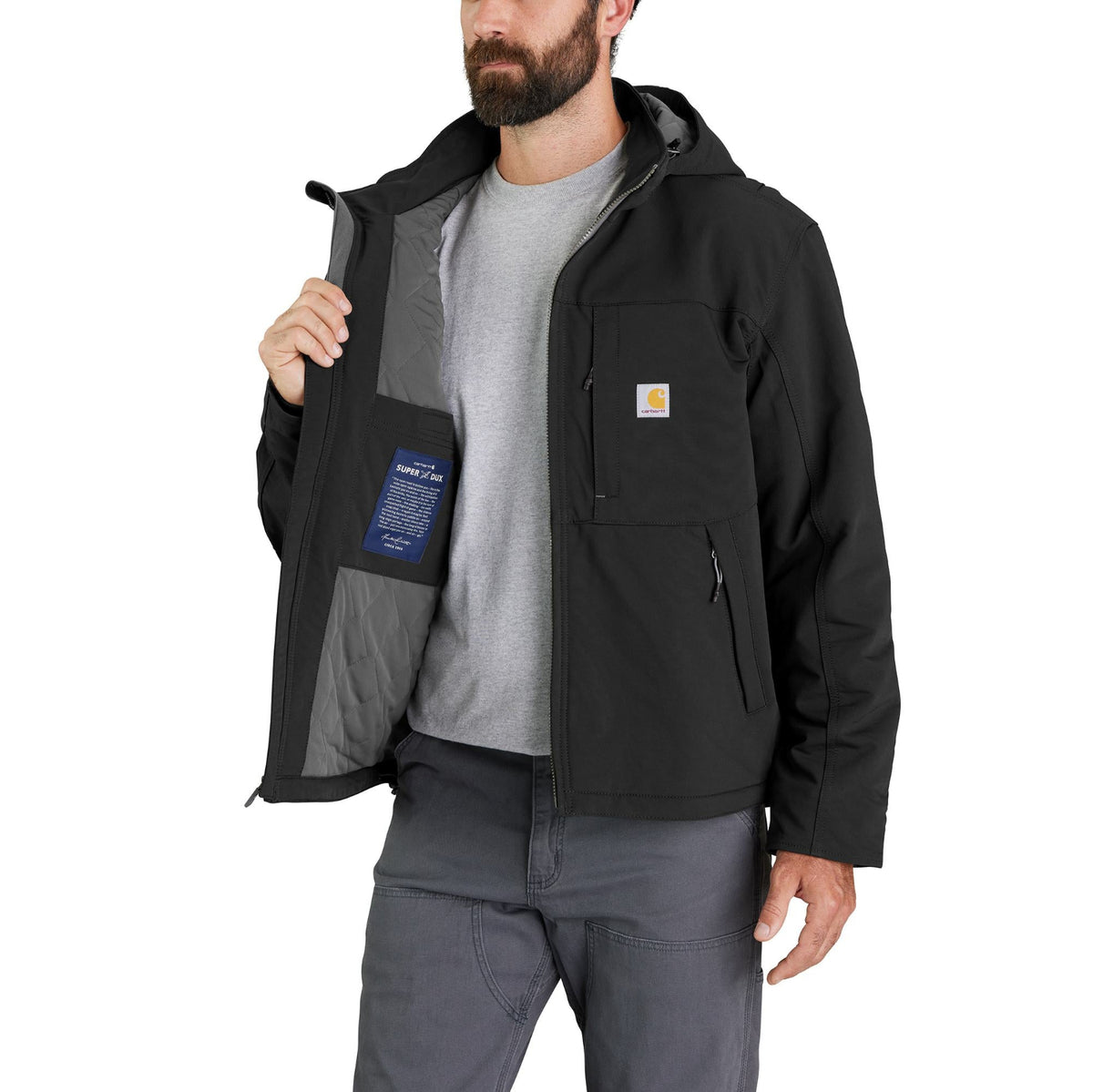 Carhartt Men's Super Dux® Relaxed Fit Insulated Hooded Jacket - Work World - Workwear, Work Boots, Safety Gear