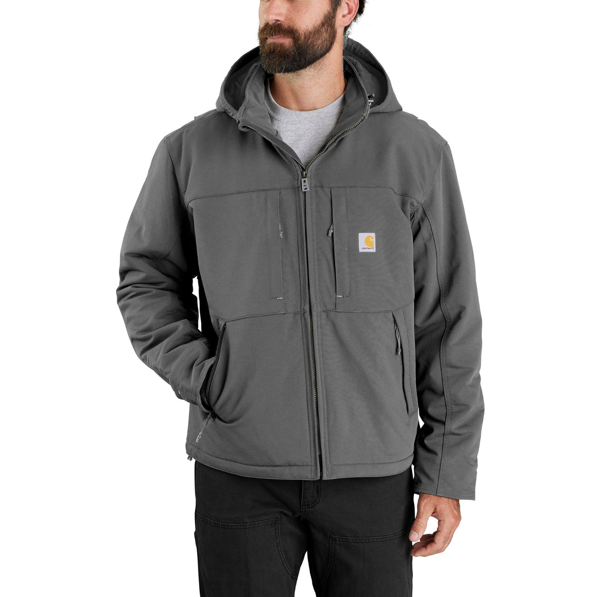 Carhartt Men's Super Dux® Relaxed Fit Insulated Hooded Jacket - Work World - Workwear, Work Boots, Safety Gear