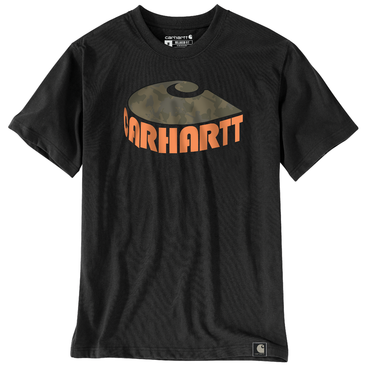 Carhartt Men&#39;s Relaxed Fit Heavyweight Camo &quot;C&quot; Short Sleeve T-Shirt - Work World - Workwear, Work Boots, Safety Gear