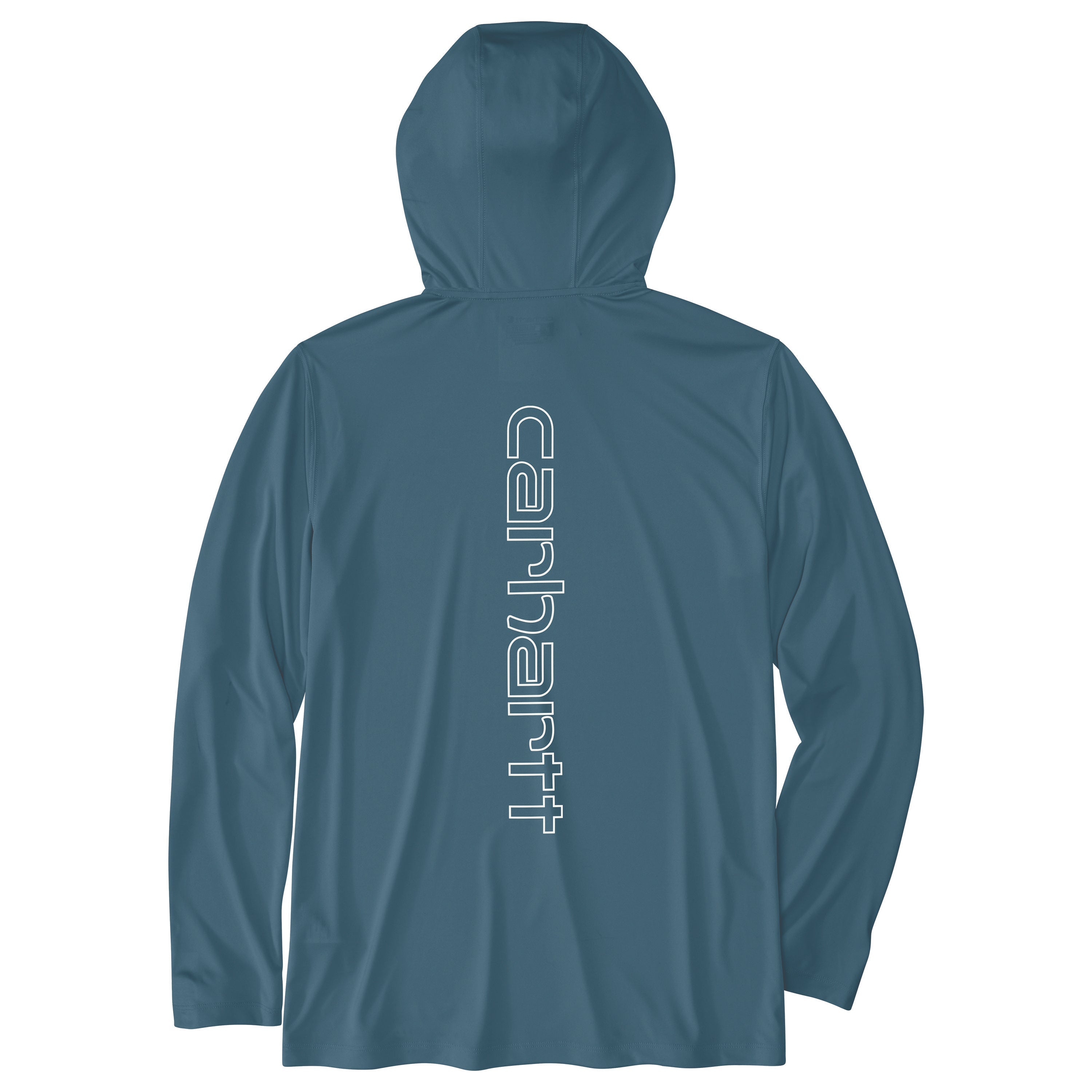 Carhartt Men's Force Sun Defender Hooded Logo Long Sleeve T Carhartt Men's Force Sun Defender Hooded Logo Long Sleeve T