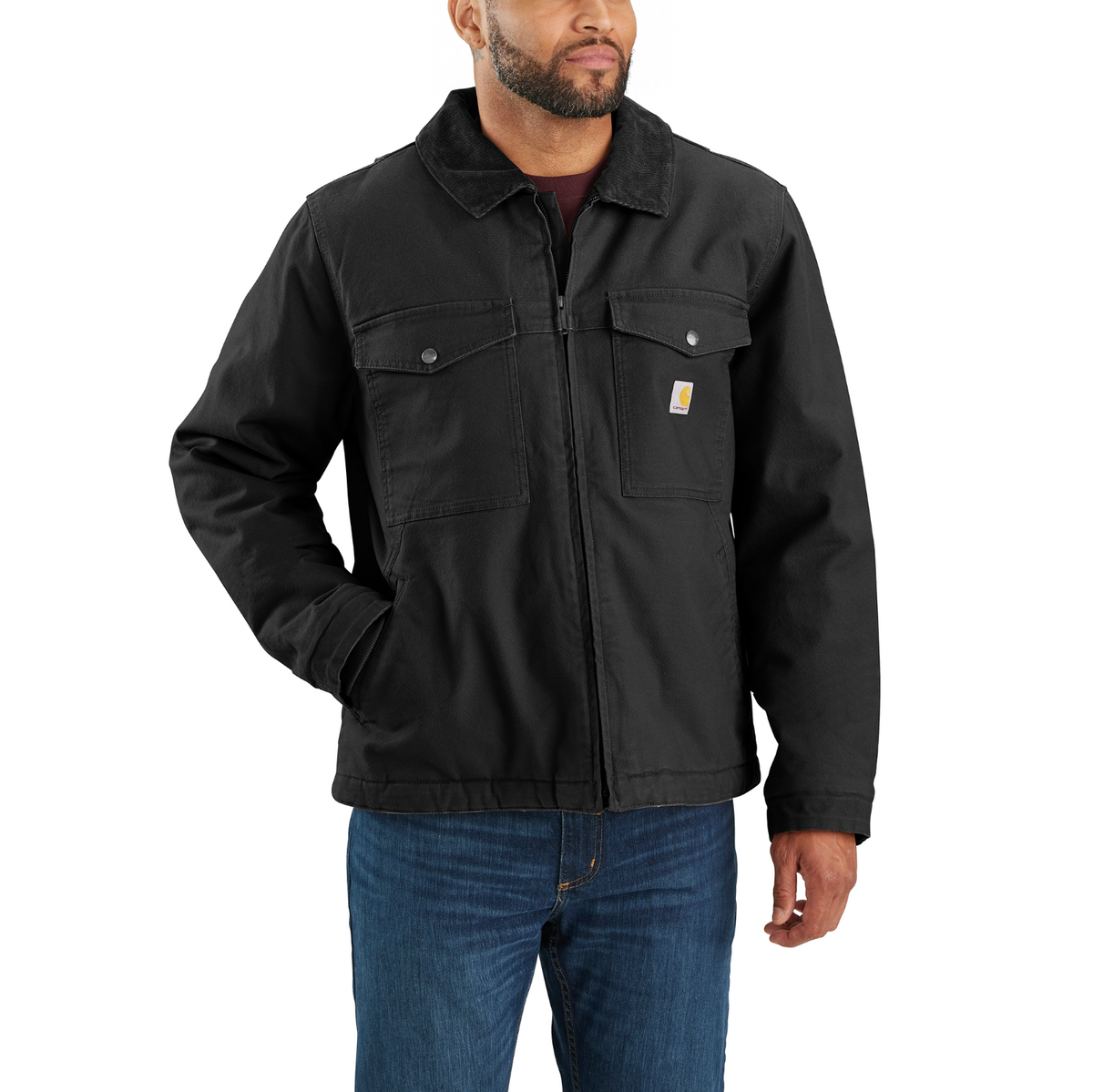 Carhartt Men's Montana Rugged Flex Duck Insulated Jacket - KO, inventory Jackets & Coats Carhartt Black 2XL Reg
