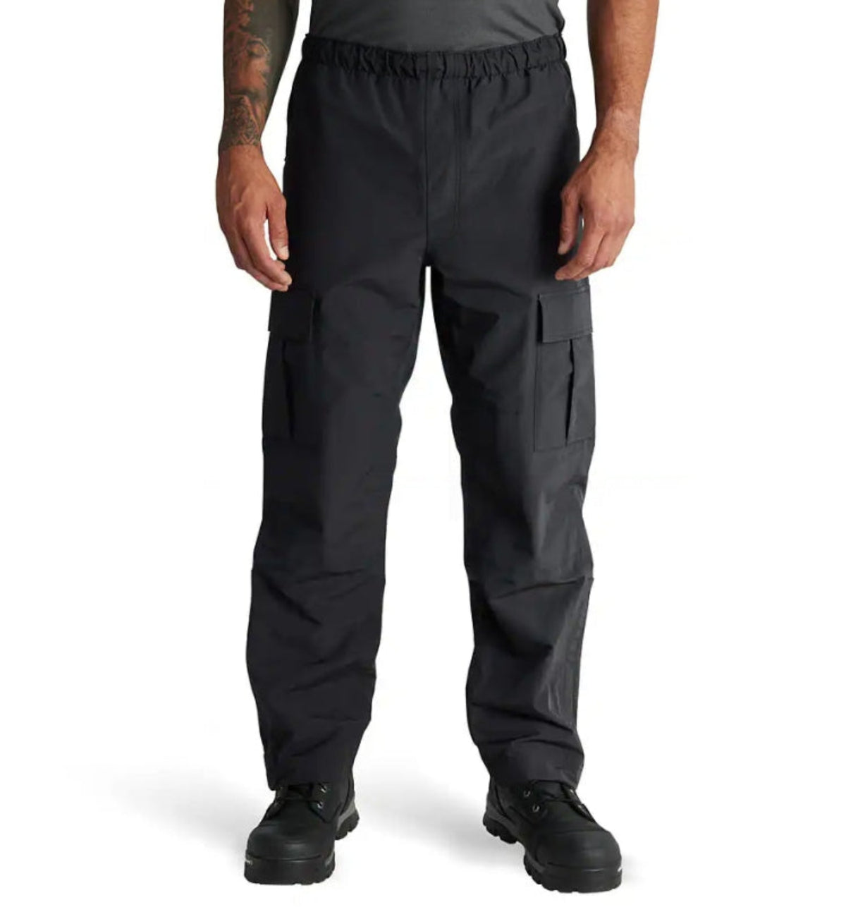 Carhartt Men's Storm Defender Waterproof Relaxed Fit Light Weight Cargo Pant Pants Carhartt Black 2XL Reg