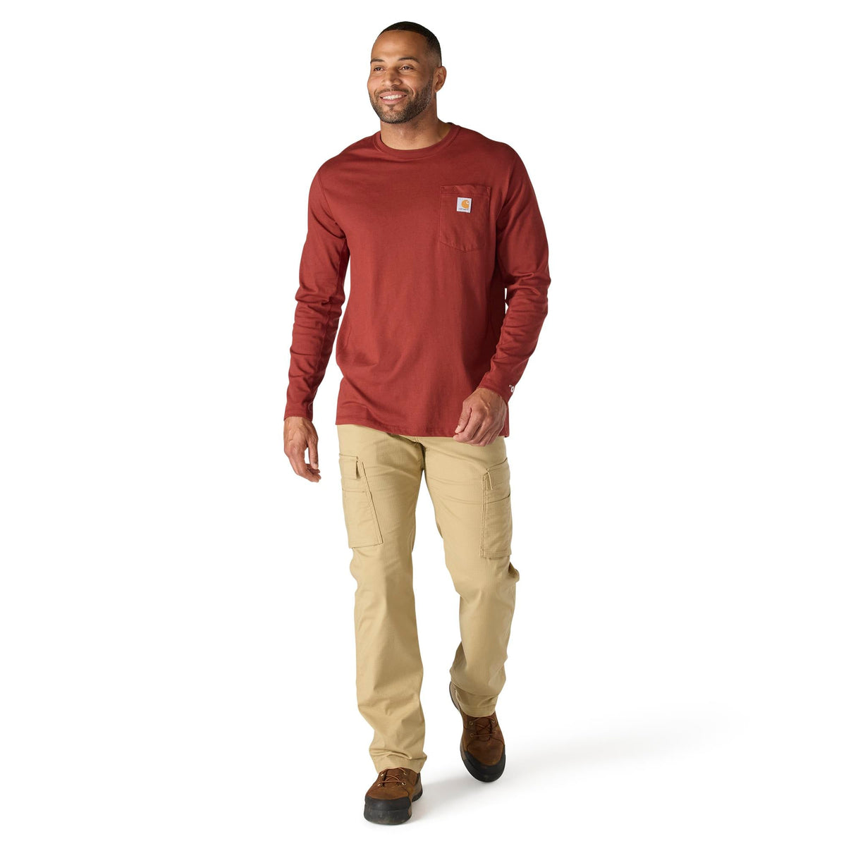 Carhartt Men's Force® Relaxed Fit Long Sleeve Pocket T-Shirt Long Sleeve T-Shirts Carhartt