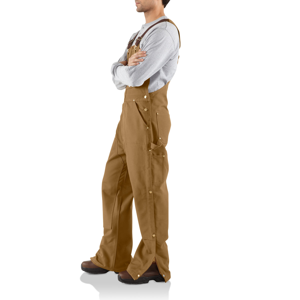 Carhartt Men&#39;s Zip-to-Thigh Bib Overall - Work World - Workwear, Work Boots, Safety Gear