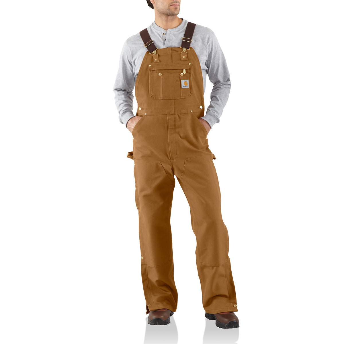 Carhartt Men&#39;s Zip-to-Thigh Bib Overall - Work World - Workwear, Work Boots, Safety Gear