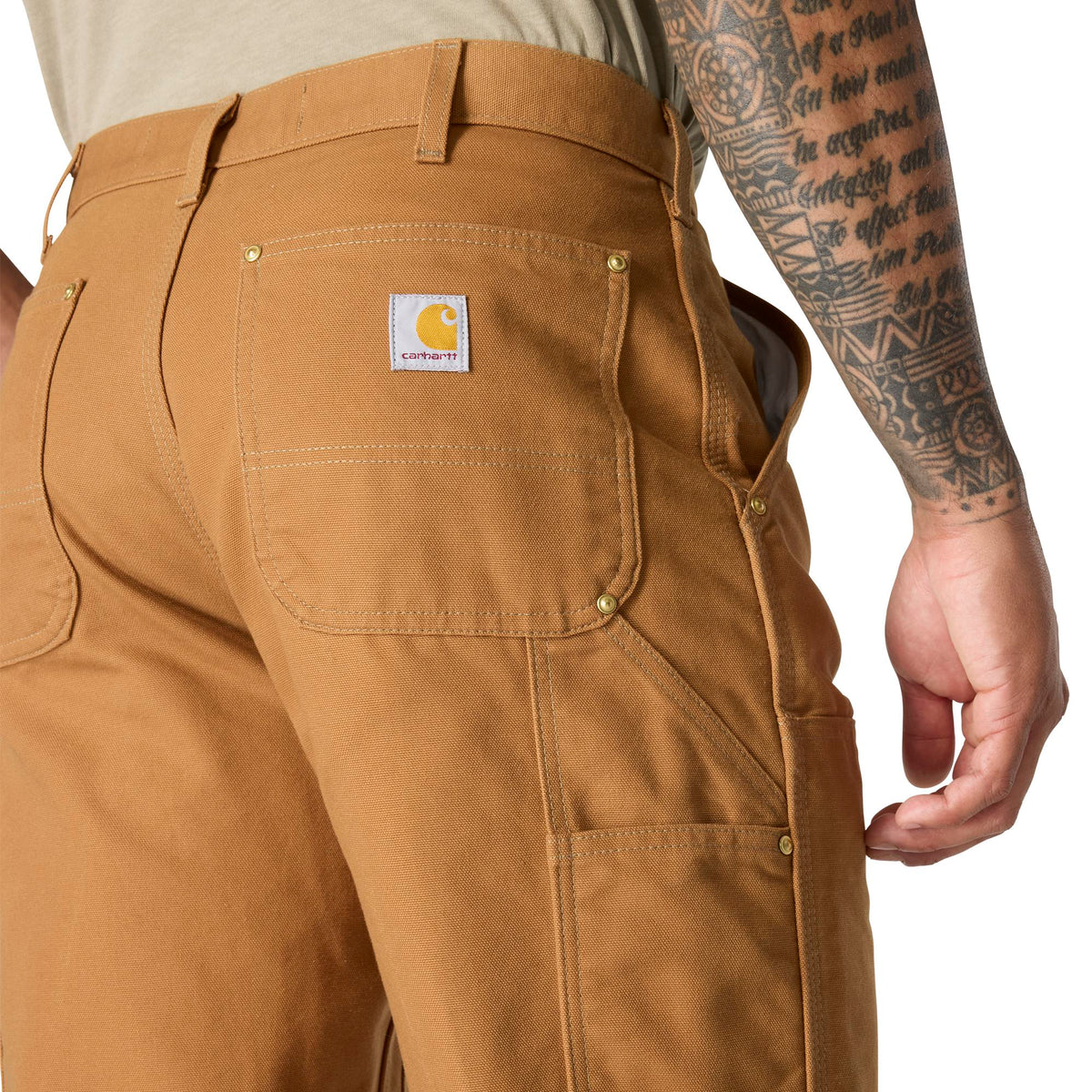 Carhartt Men's Loose Fit Firm Duck Double-Front Utility Work Pant Pants Carhartt