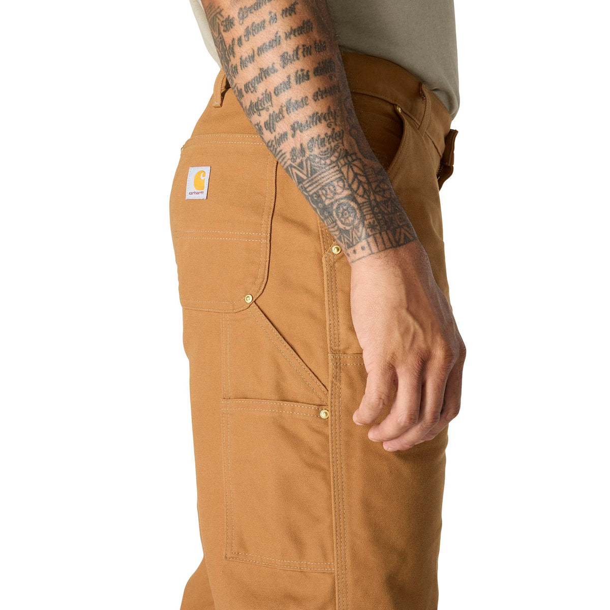 Carhartt Men's Loose Fit Firm Duck Double-Front Utility Work Pant Pants Carhartt
