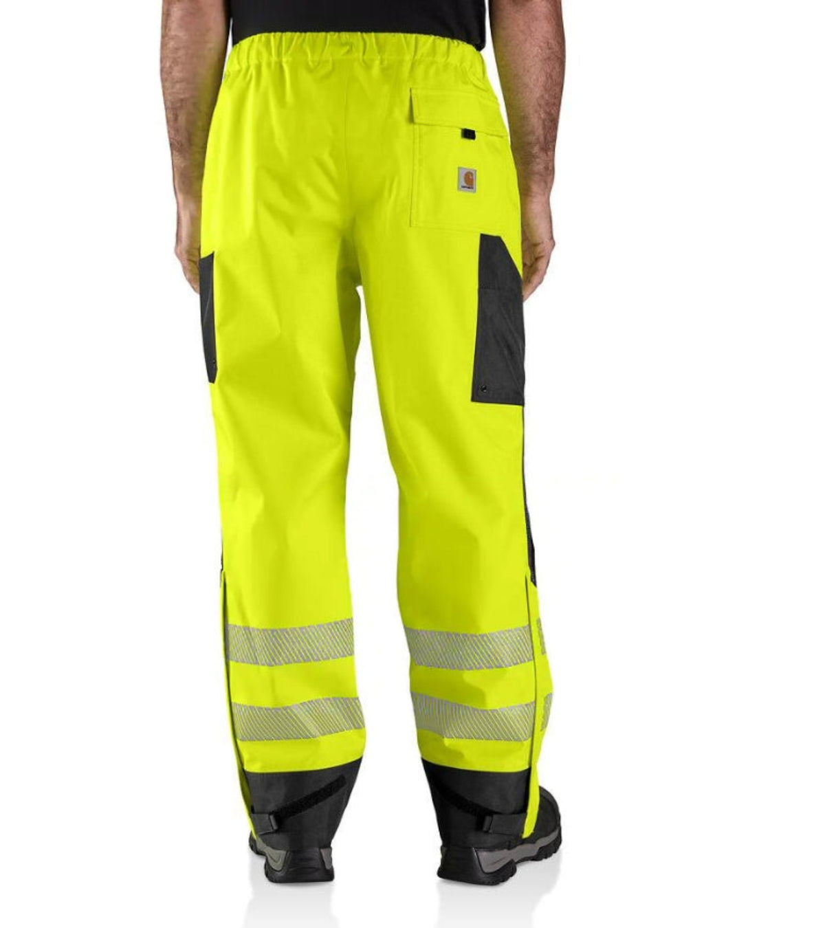 Carhartt Men's Storm Defender Waterproof Hi-Vis Double-Front Pant - Work World - Workwear, Work Boots, Safety Gear