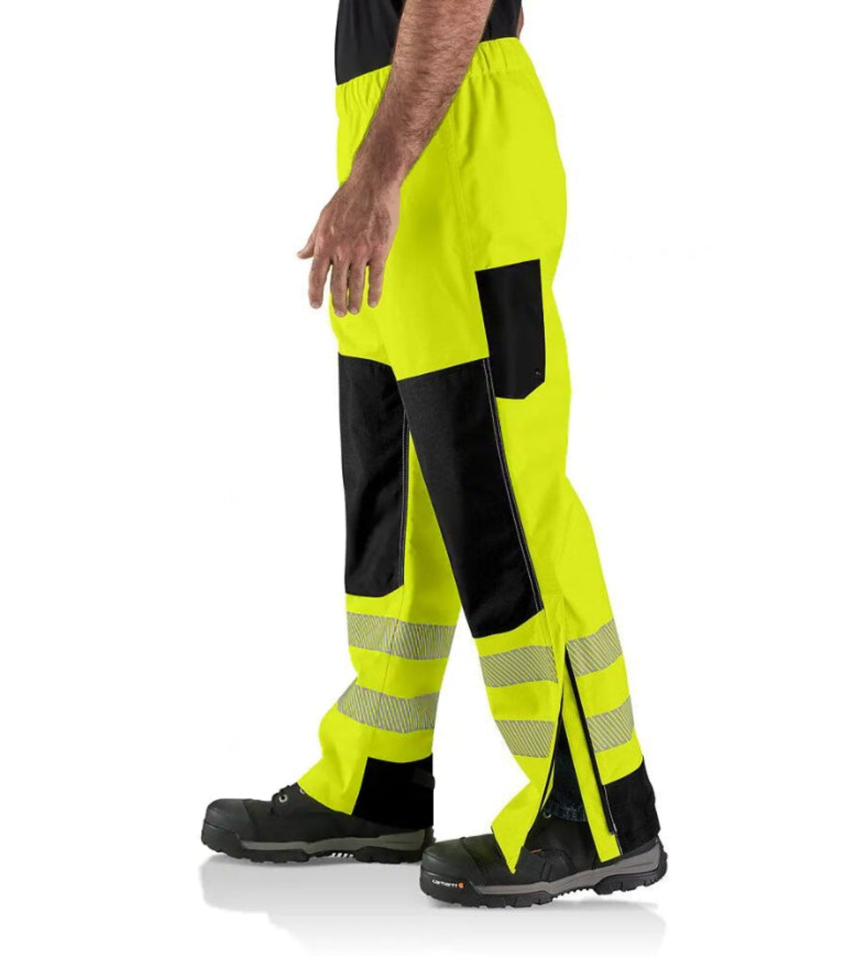 Carhartt Men's Storm Defender Waterproof Hi-Vis Double-Front Pant - Work World - Workwear, Work Boots, Safety Gear