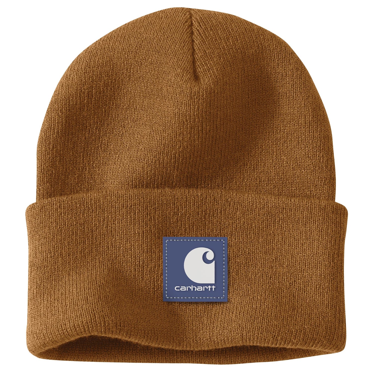 Carhartt Acrylic Rib Knit Rubber Patch Beanie - Work World - Workwear, Work Boots, Safety Gear