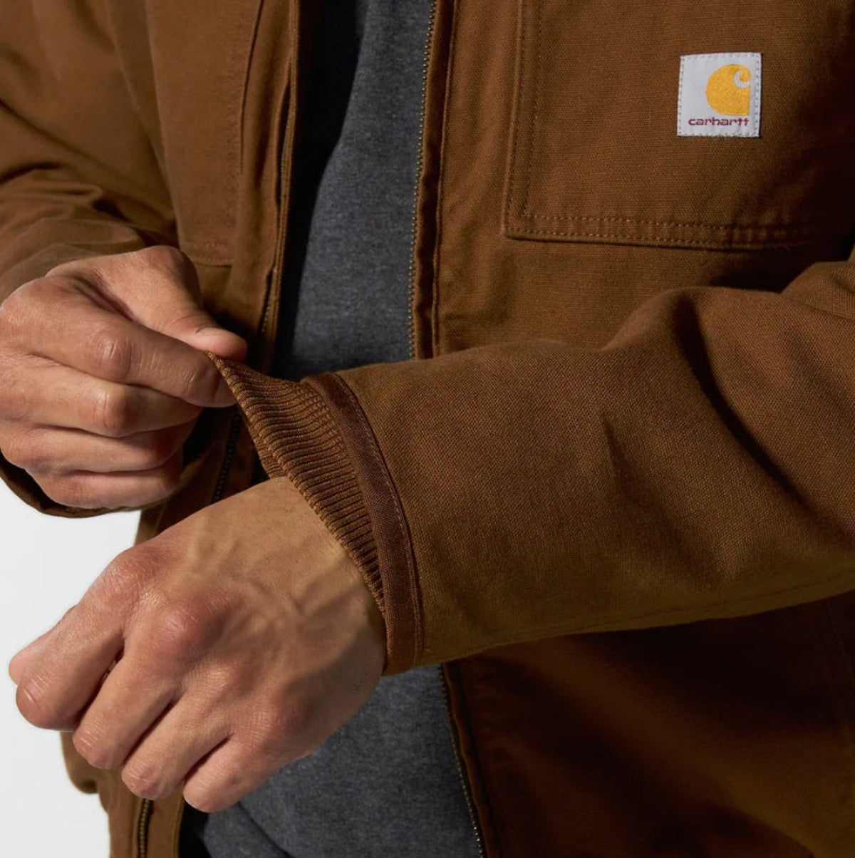 Carhartt Men's Full Swing Washed Duck Insulated Active Jacket - Work World - Workwear, Work Boots, Safety Gear