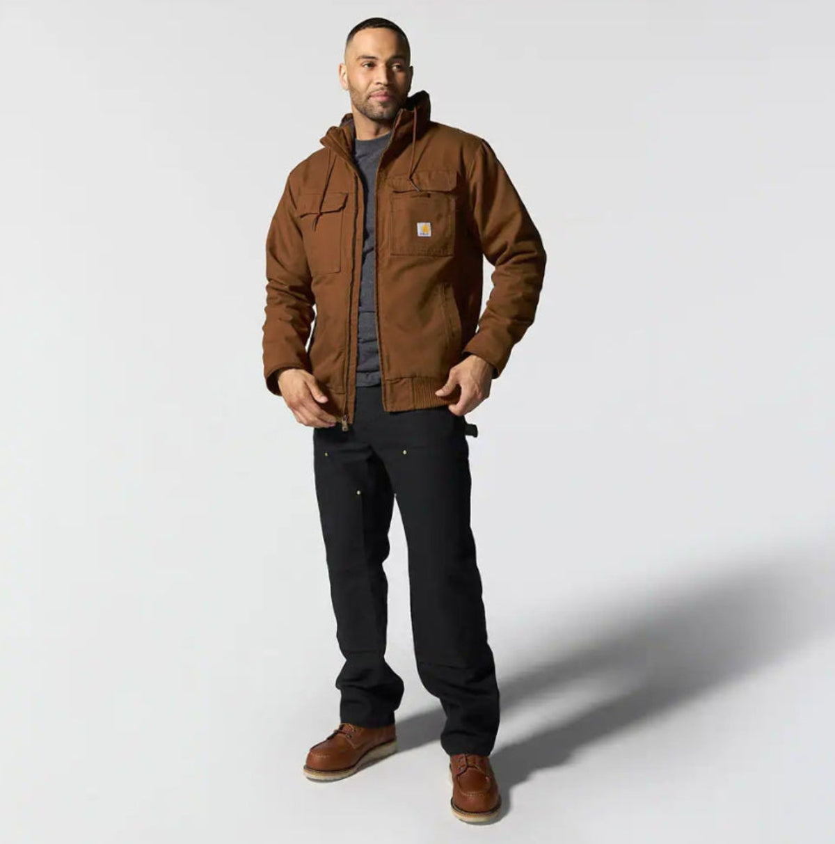 Carhartt Men's Full Swing Washed Duck Insulated Active Jacket - Work World - Workwear, Work Boots, Safety Gear