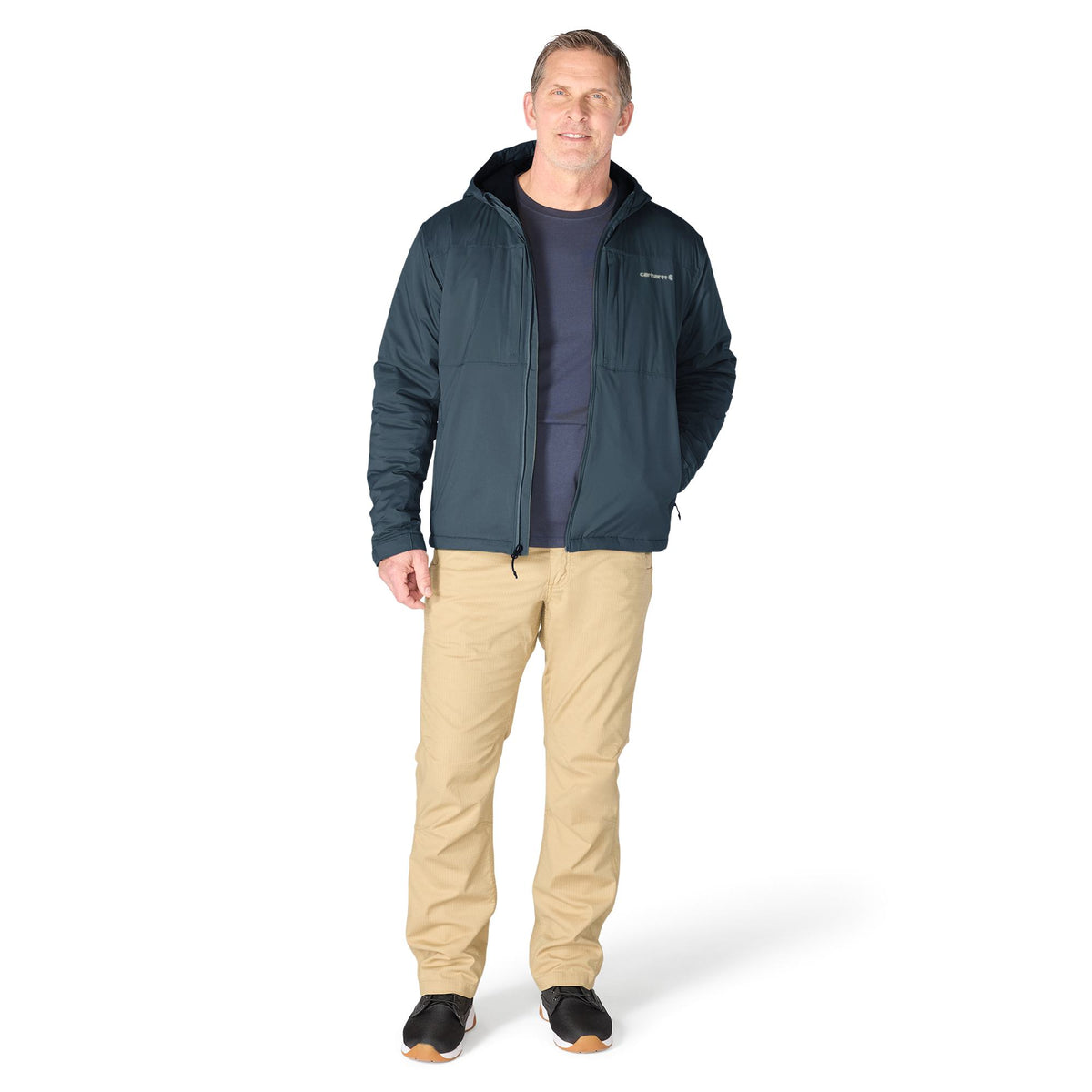 Carhartt Men's Rugged Flex Relaxed Fit Lightweight DWR Stretch Insulated Jacket Jackets & Coats Carhartt