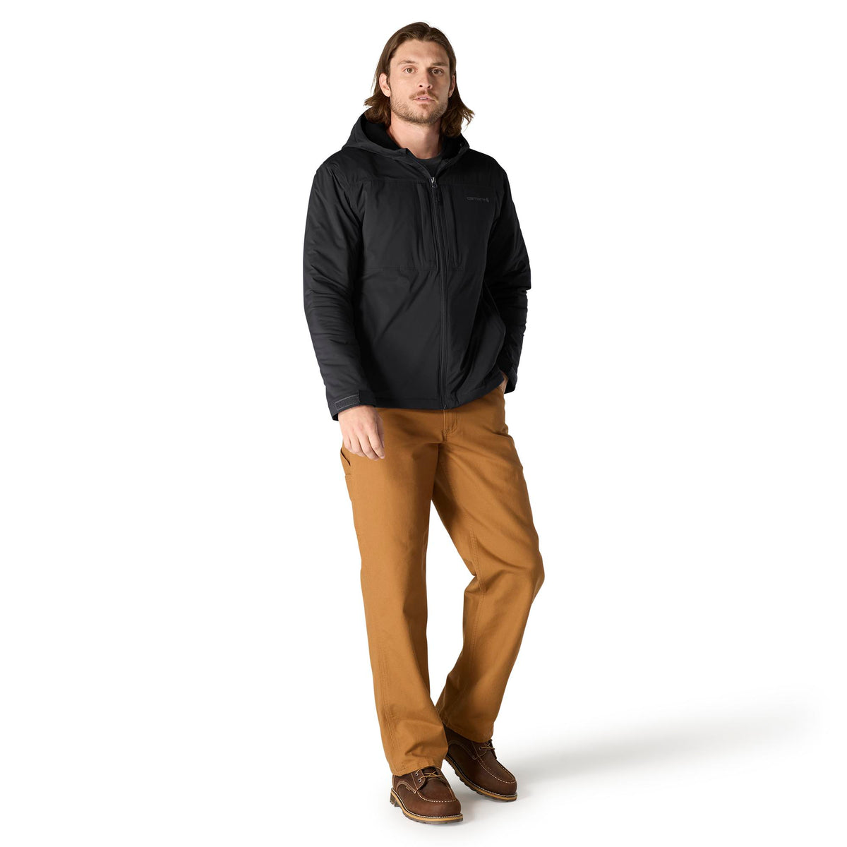 Carhartt Men's Rugged Flex Relaxed Fit Lightweight DWR Stretch Insulated Jacket Jackets & Coats Carhartt